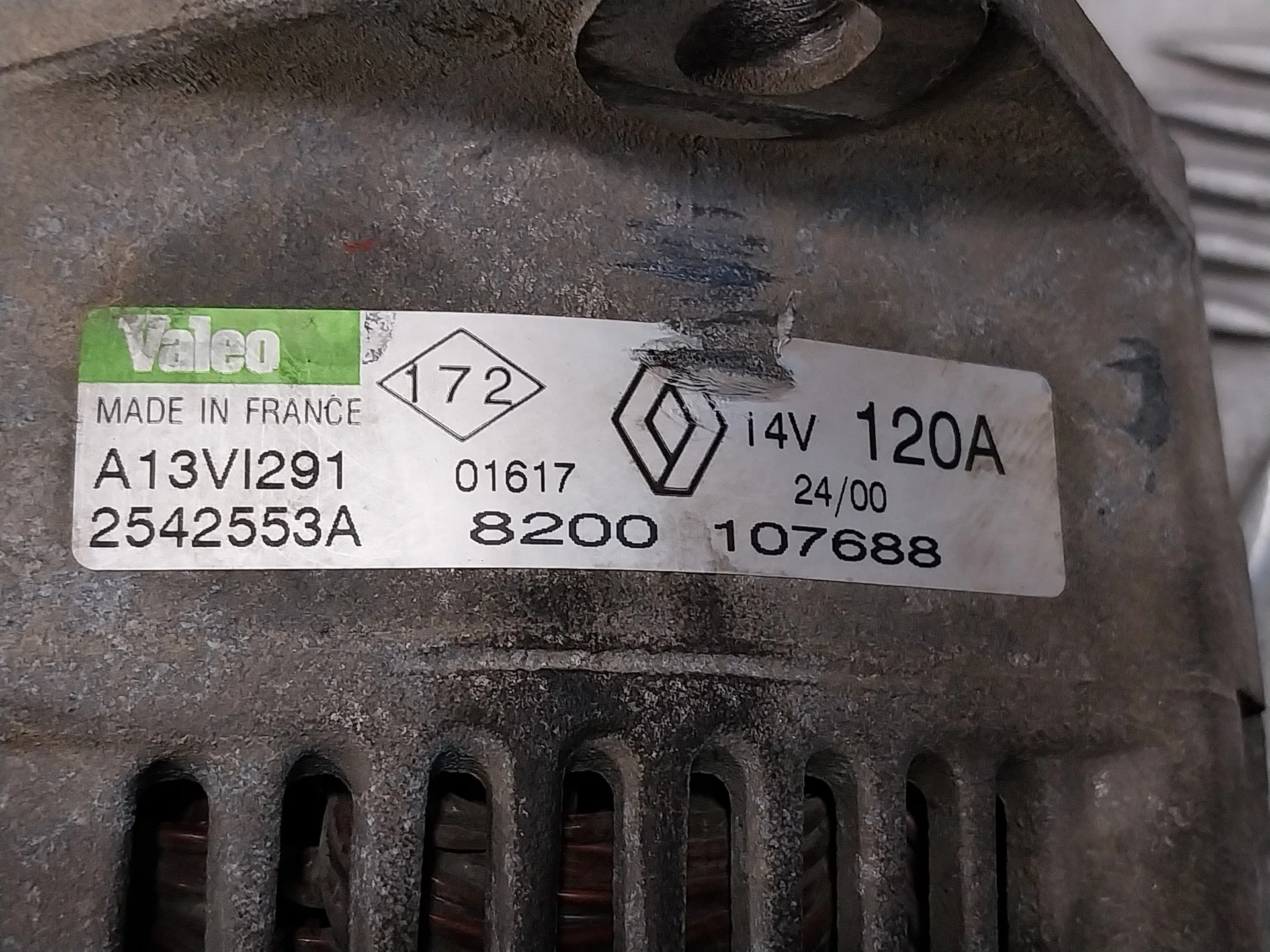 Alternador para Renault Master Desde '98