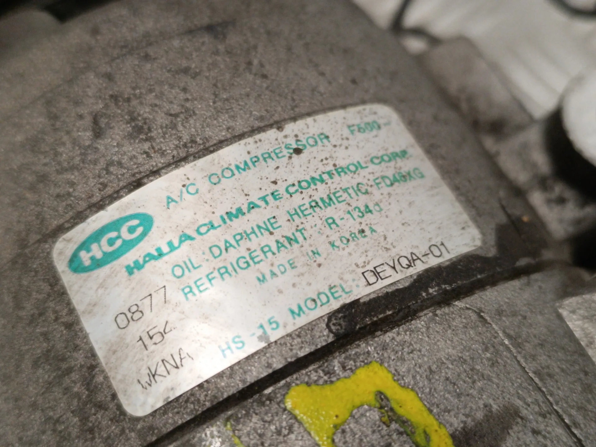 Compresor Aire Acondicionado para Hyundai Accent (Lc)