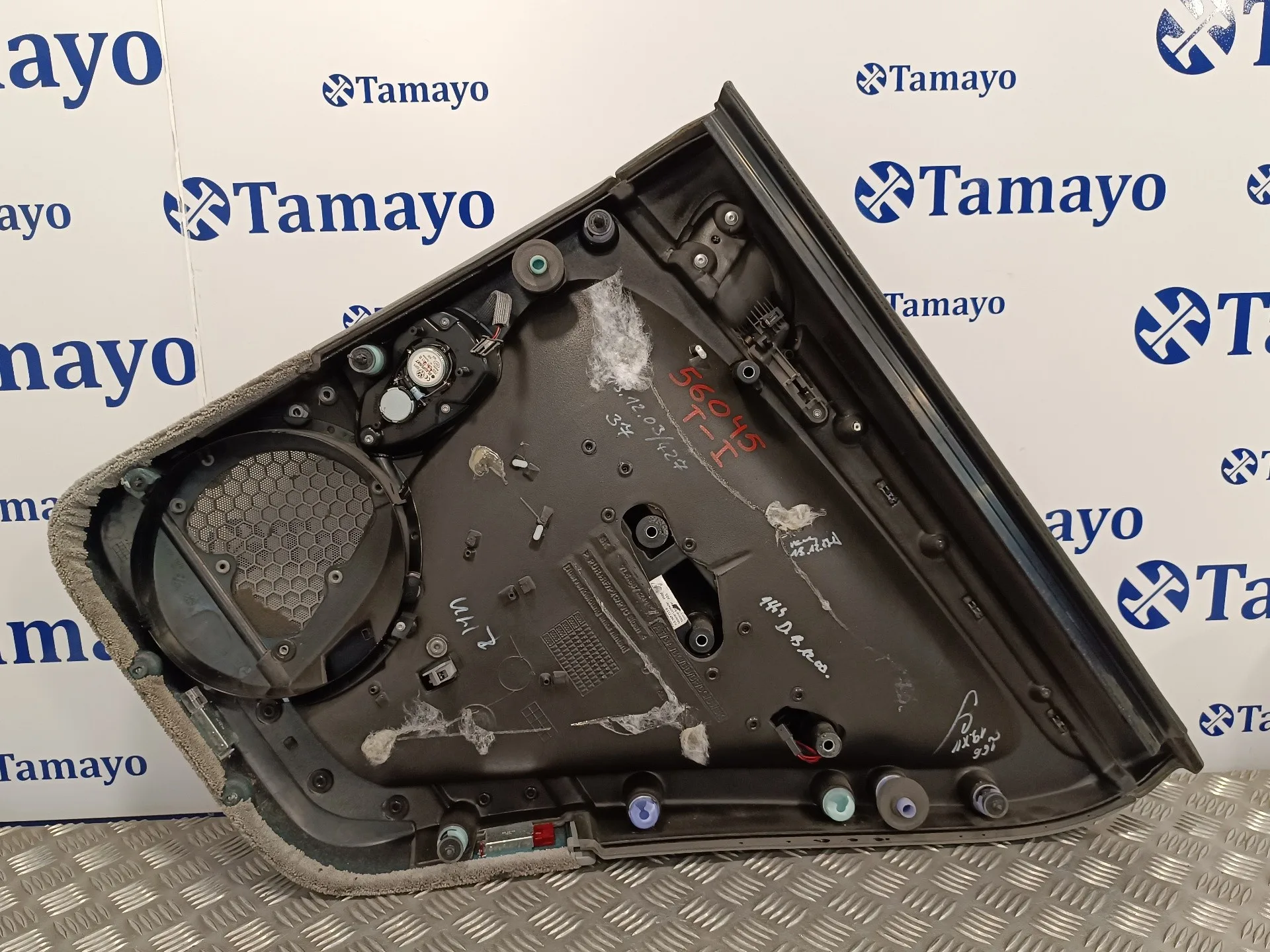 Guarnecido Puerta Trasera Izquierda para Porsche Cayenne (Typ 9Pa)