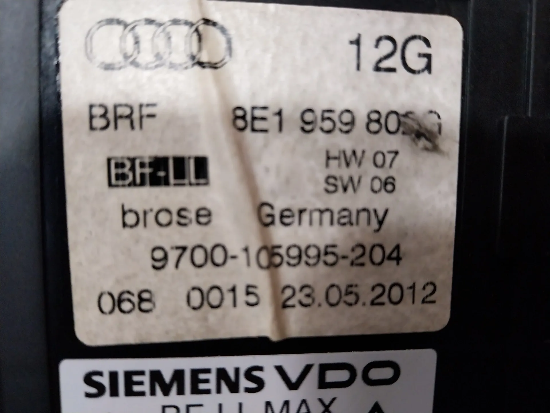 Elevalunas Delantero Derecho para Seat Exeo St (3R5)(2009>)