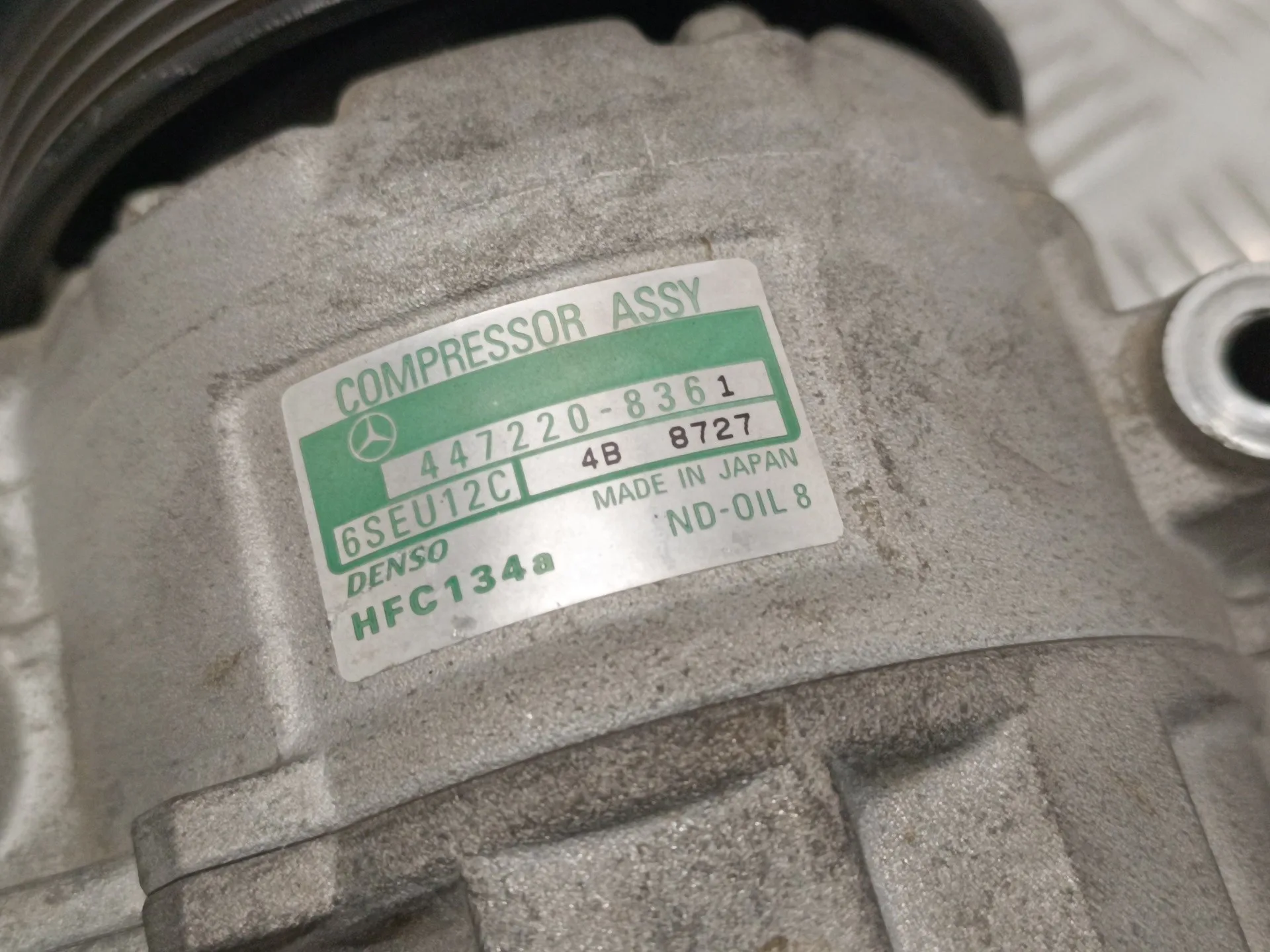 Compresor Aire Acondicionado para Mercedes-Benz Clase A (W168)