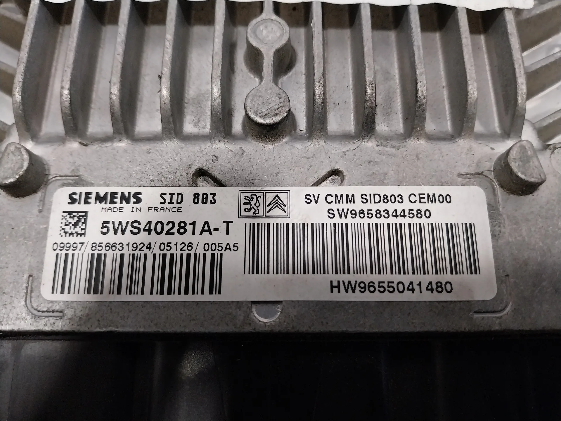 Centralita Motor Uce para Peugeot 307 Break / Sw (S1)