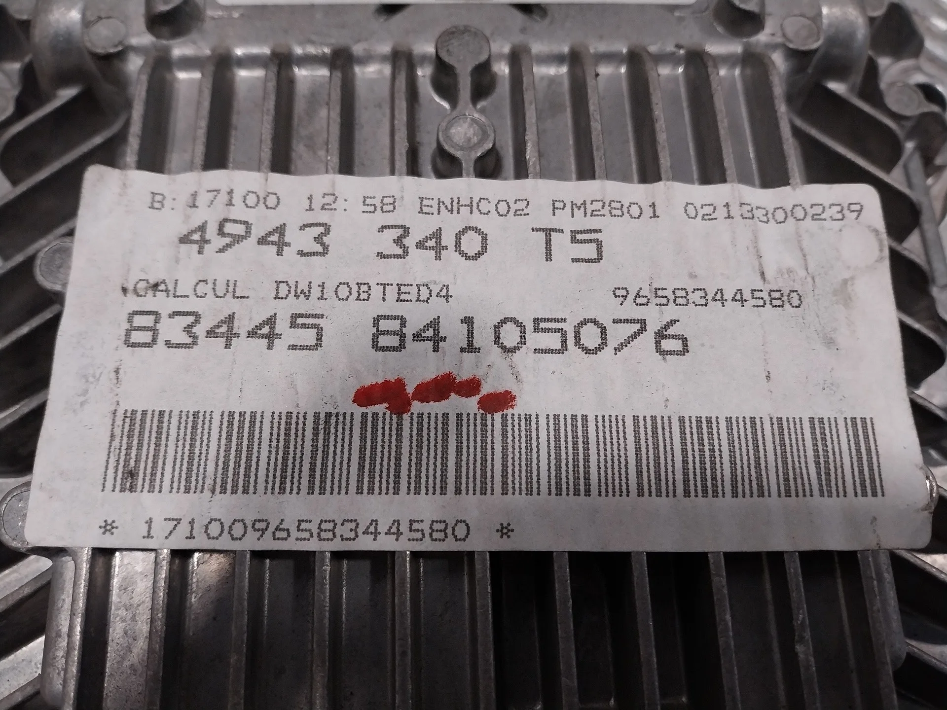 Centralita Motor Uce para Peugeot 307 Break / Sw (S1)