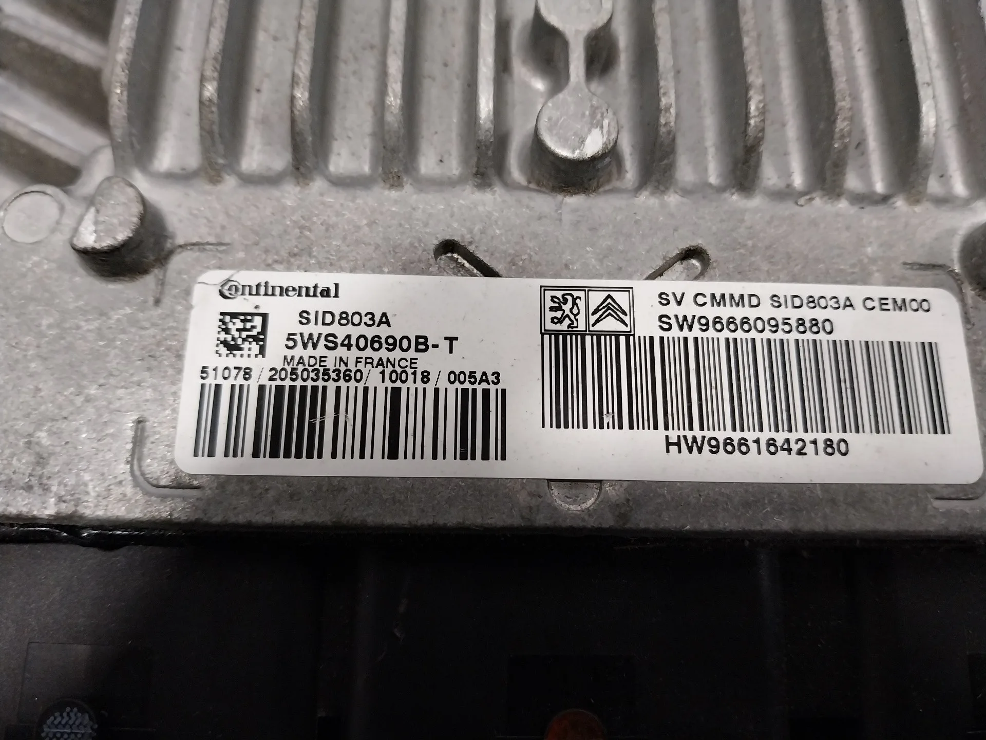 Centralita Motor Uce para Citroën C4 Picasso
