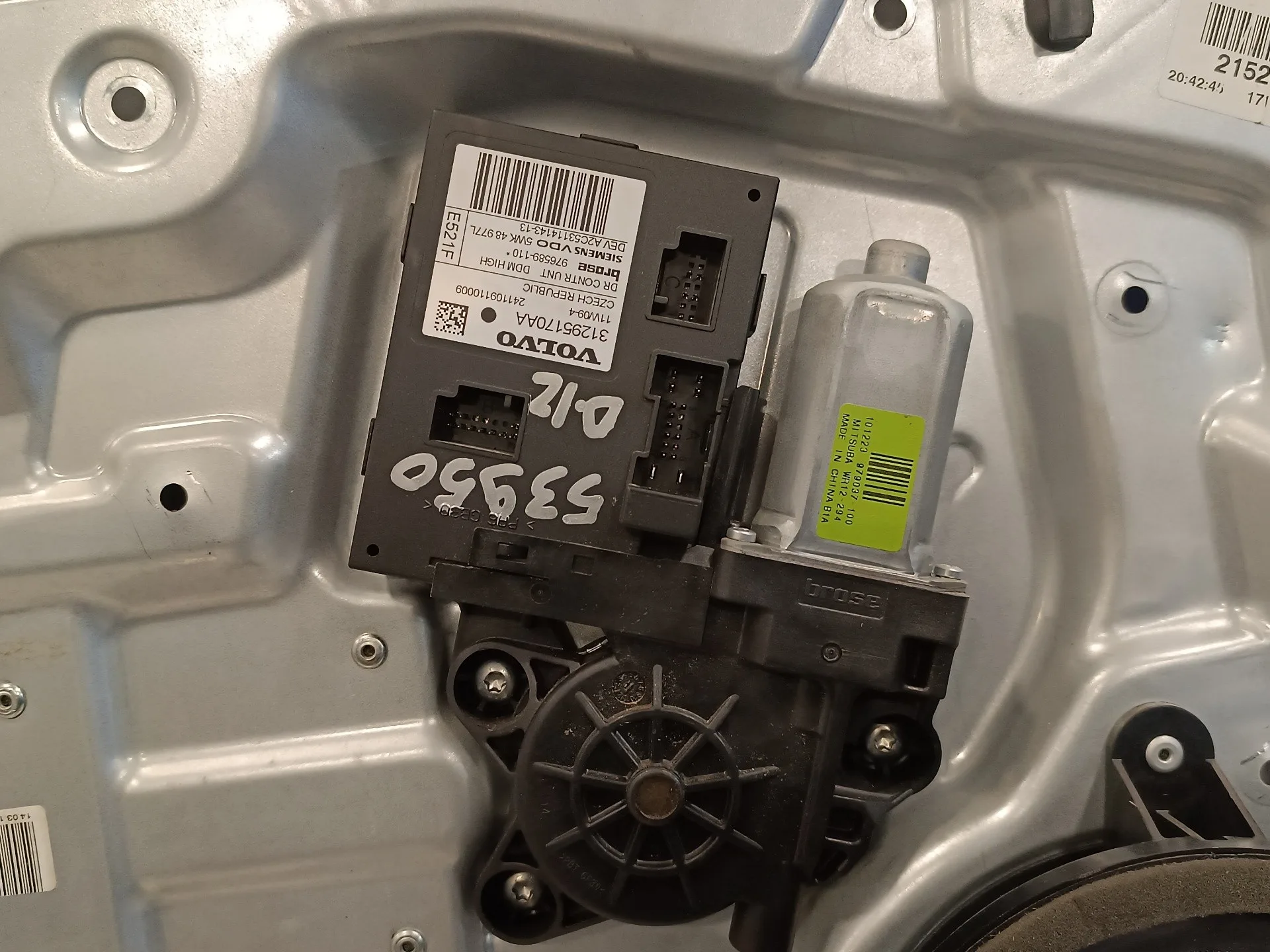 Elevalunas Delantero Izquierdo para Volvo S40 Berlina