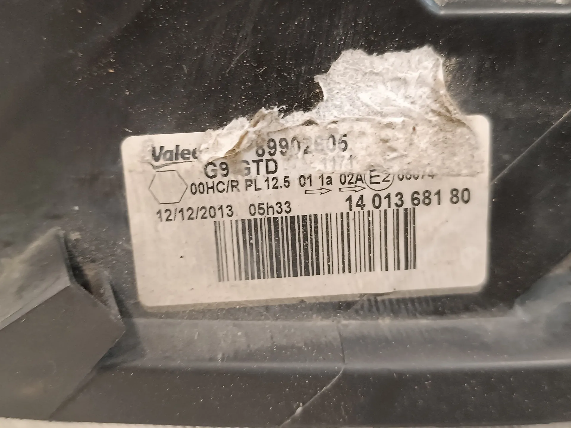 Faro Izquierdo para Fiat Scudo Combi (272)
