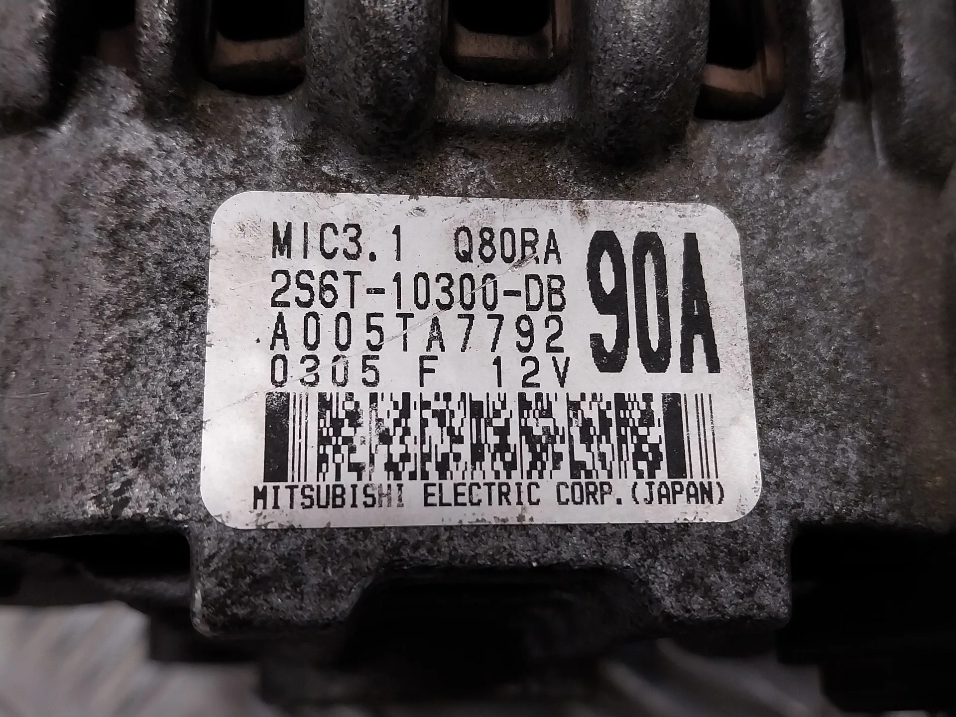Alternador para Mazda 2 Berlina (Dy)