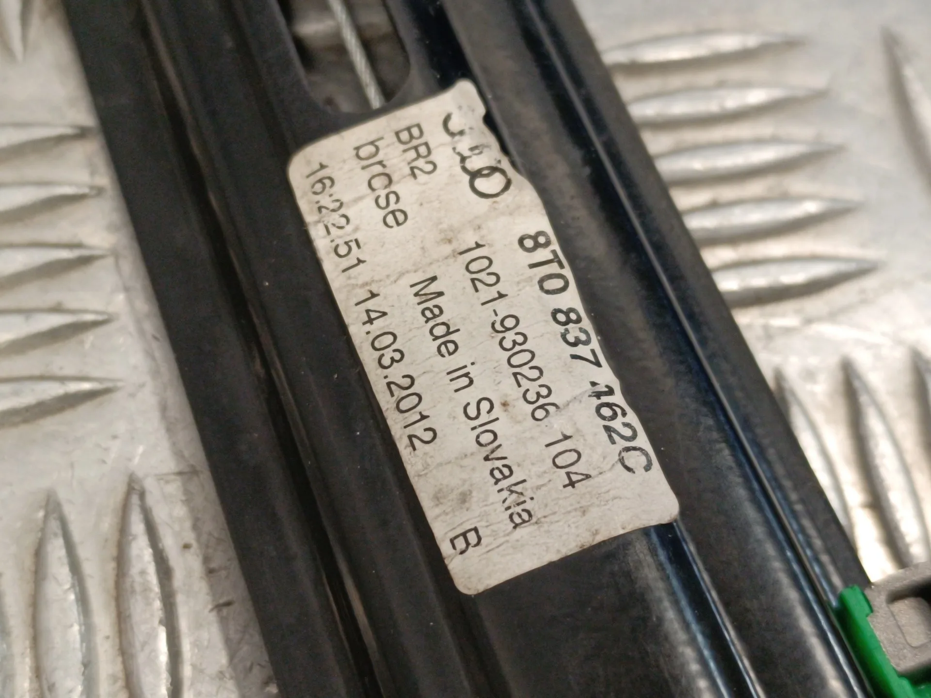 Elevalunas Delantero Derecho para Audi A5 Coupe (8T)