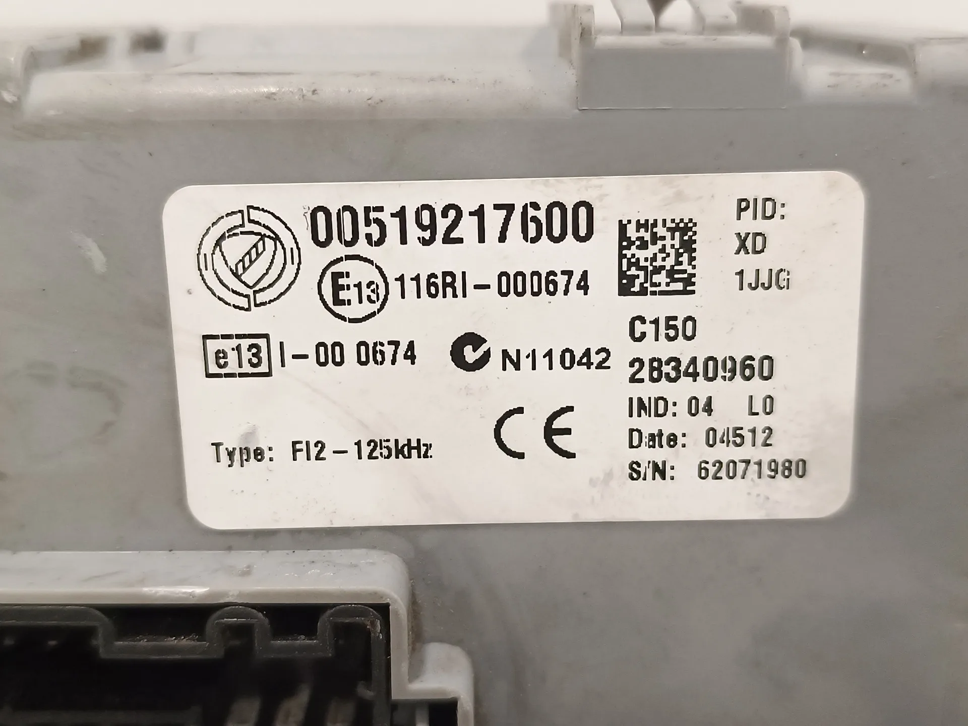Caja Reles / Fusibles para Fiat Doblo