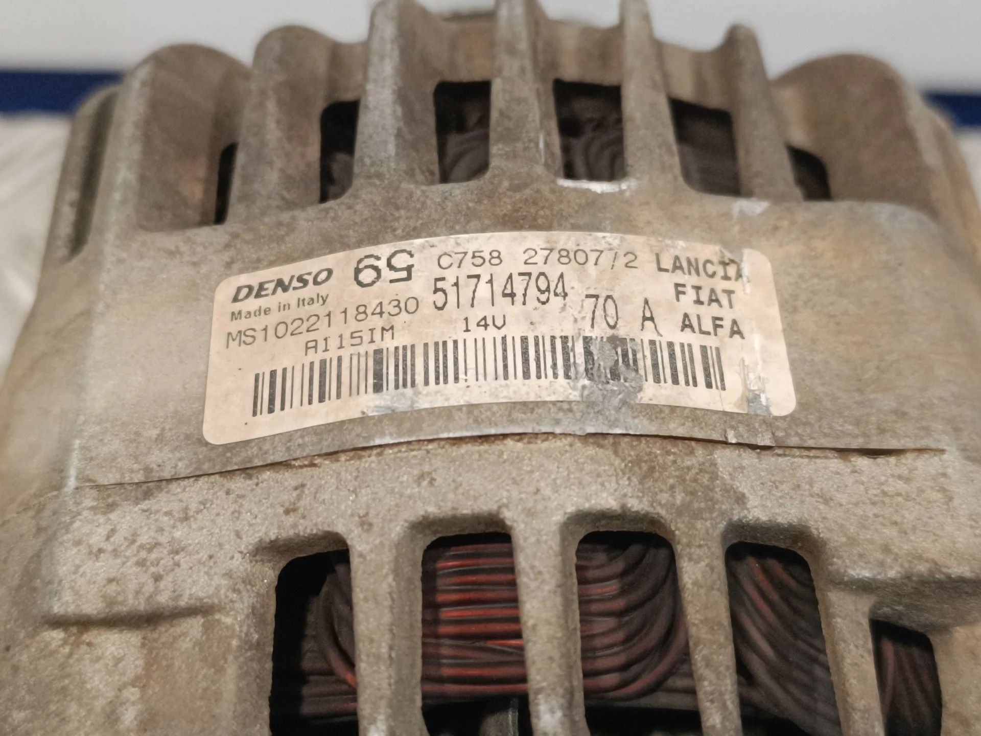 Alternador para Fiat Punto Berlina (188)