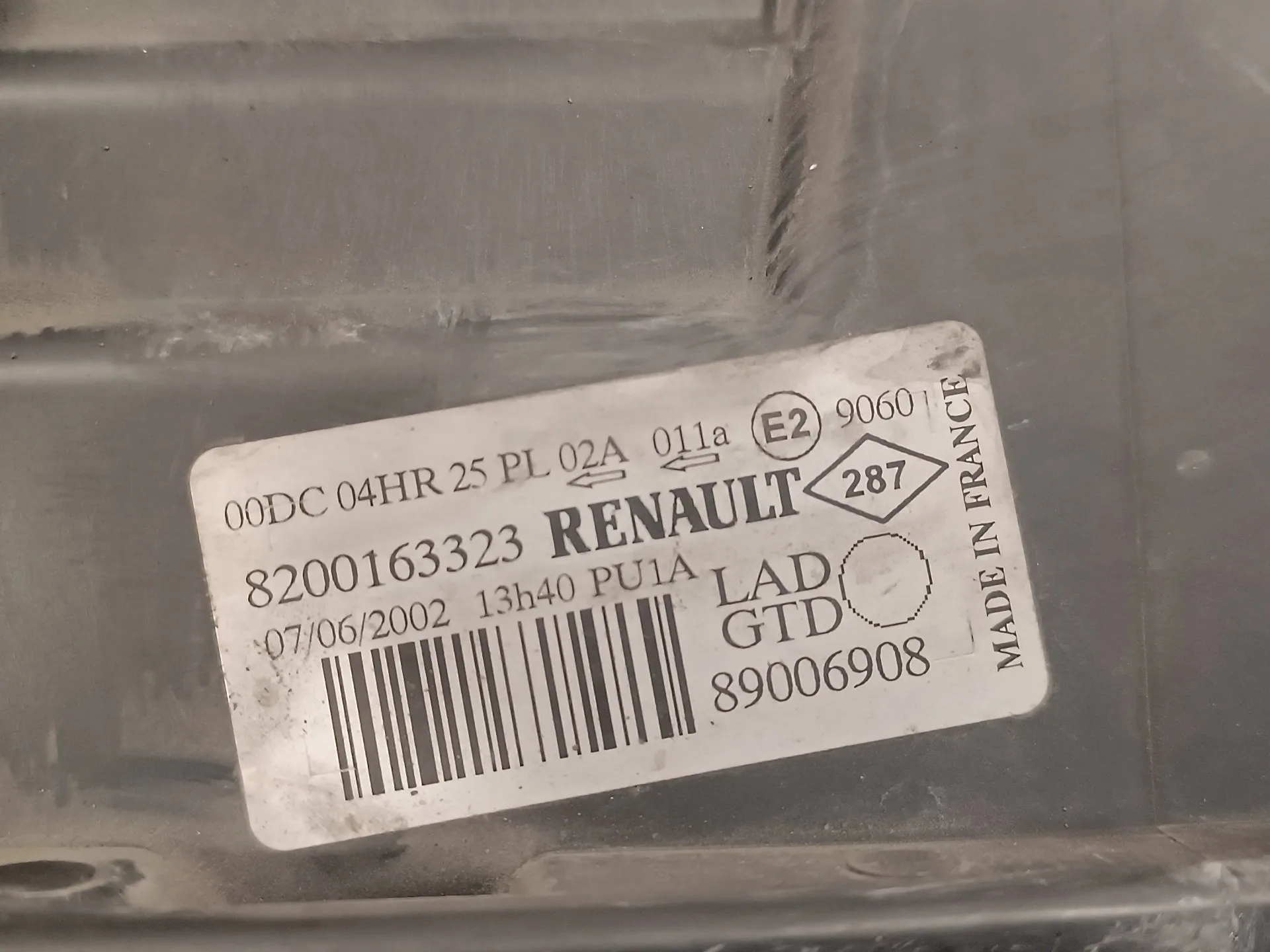 Faro Izquierdo para Renault Laguna Ii (Bg0)