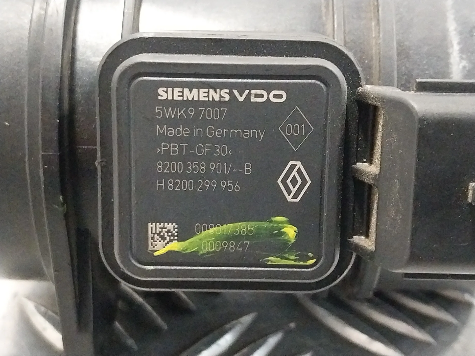 Caudalimetro para Renault Clio Iii