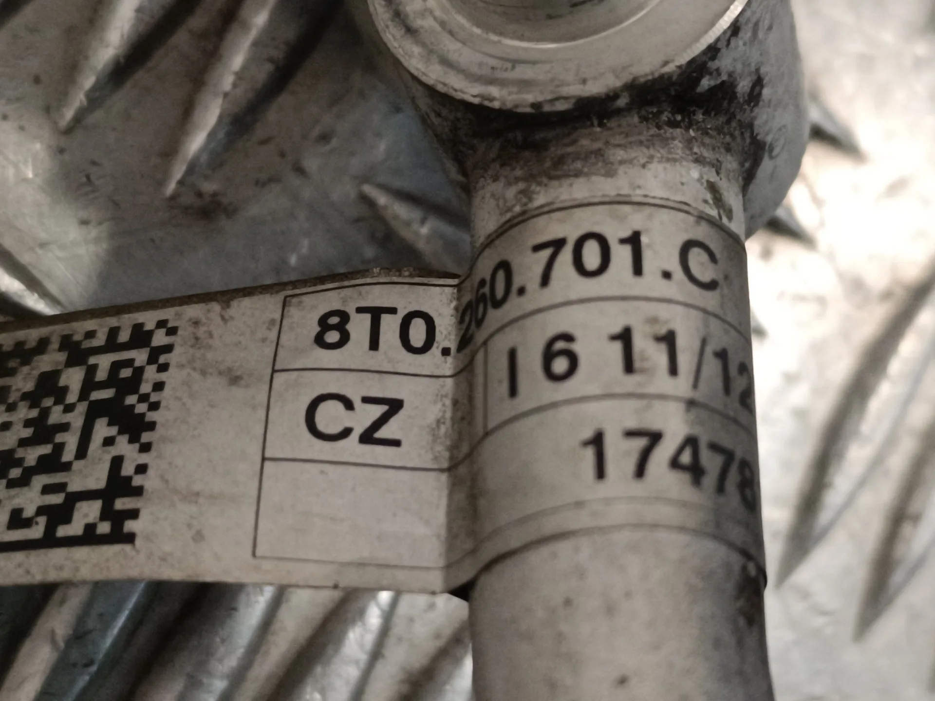 Tubos Aire Acondicionado para Audi A4 Ber. (B8)