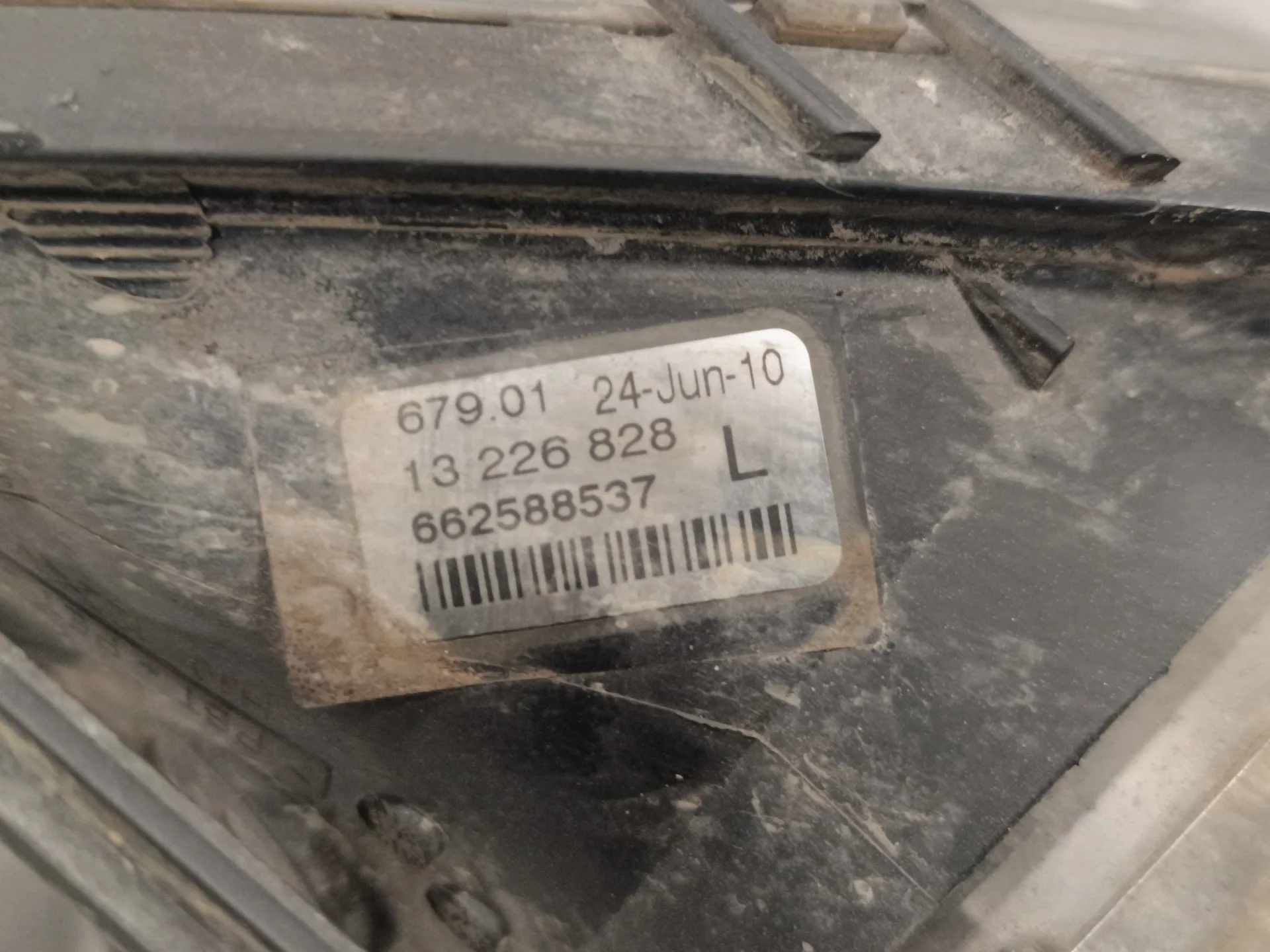 Faro Antiniebla Izquierdo para Opel Insignia Berlina