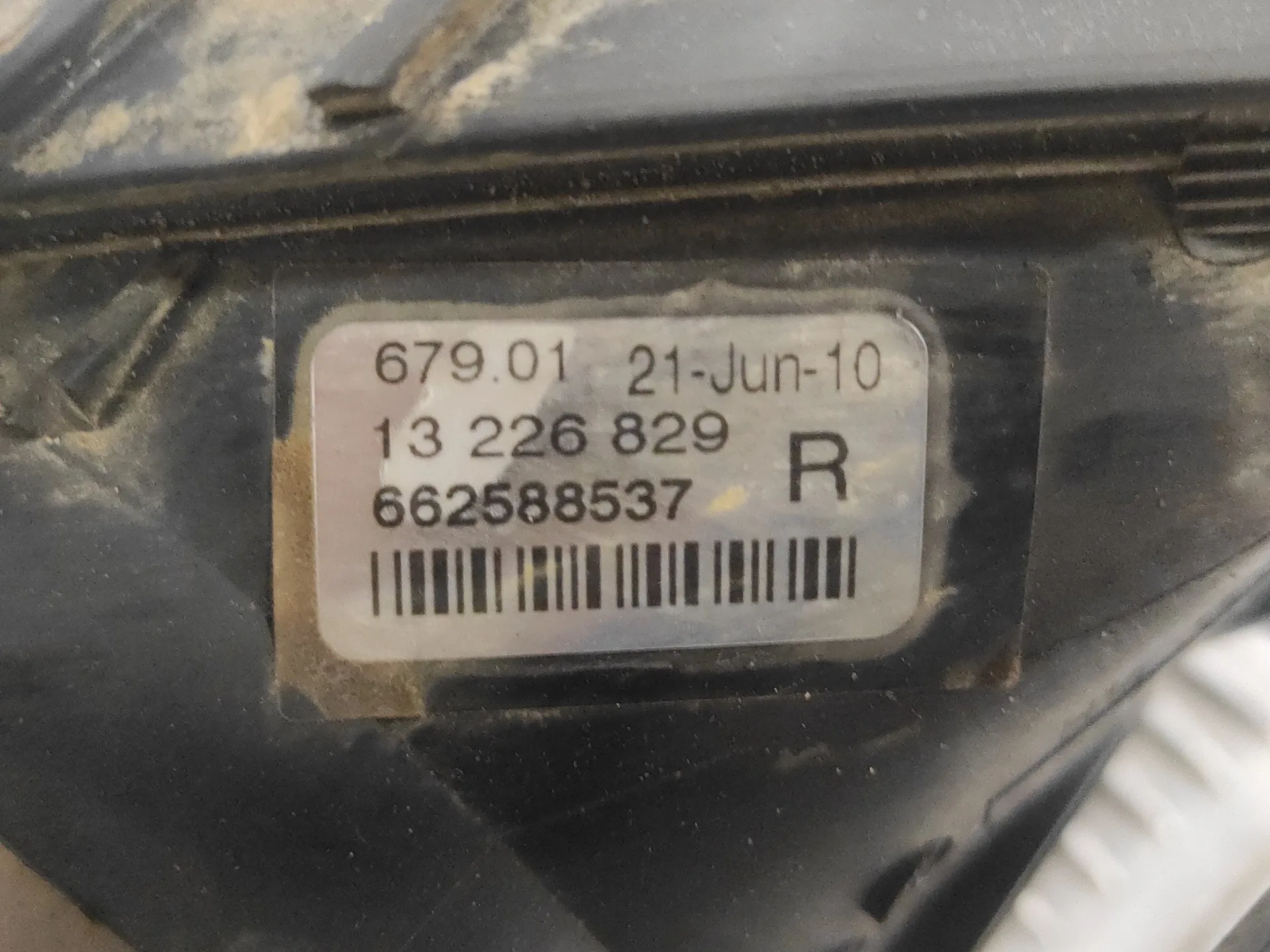 Faro Antiniebla Derecho para Opel Insignia Berlina