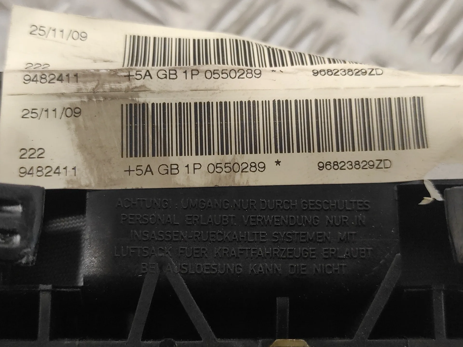 Airbag Delantero Izquierdo para Citroën C4 Coupe