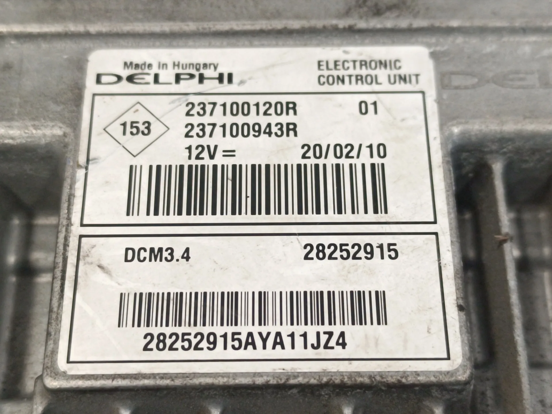 Centralita Motor Uce para Renault Megane Iii Berlina 5 P
