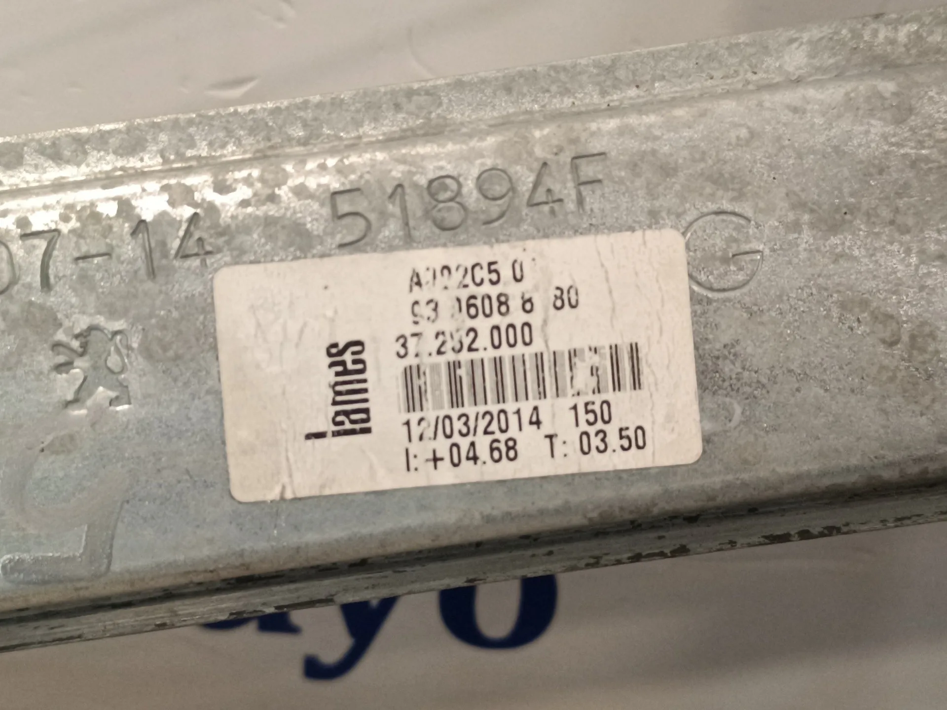 Elevalunas Delantero Izquierdo para Peugeot 208