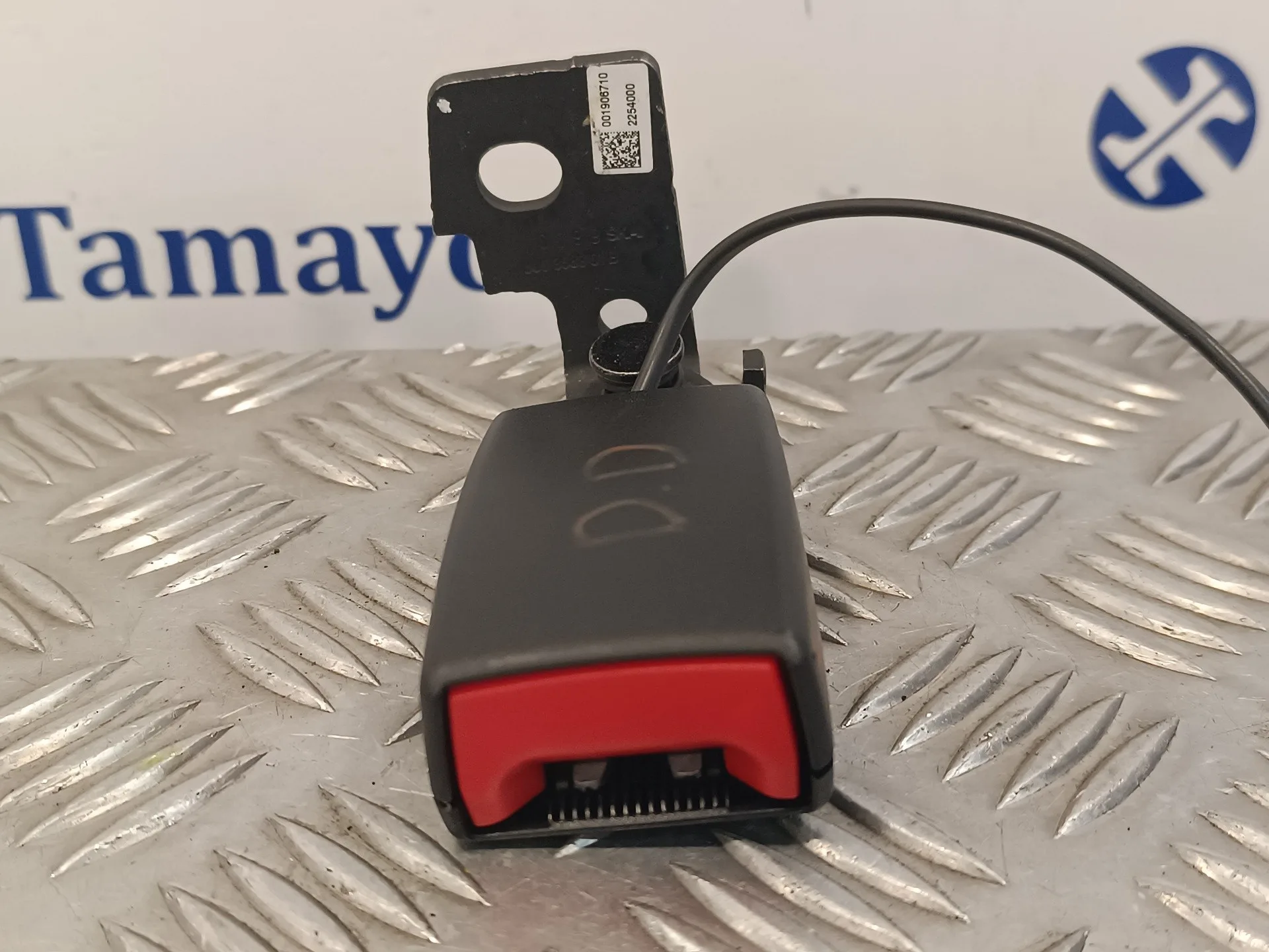 Enganche Cinturon Trasero Derecho para Opel Astra J Lim.