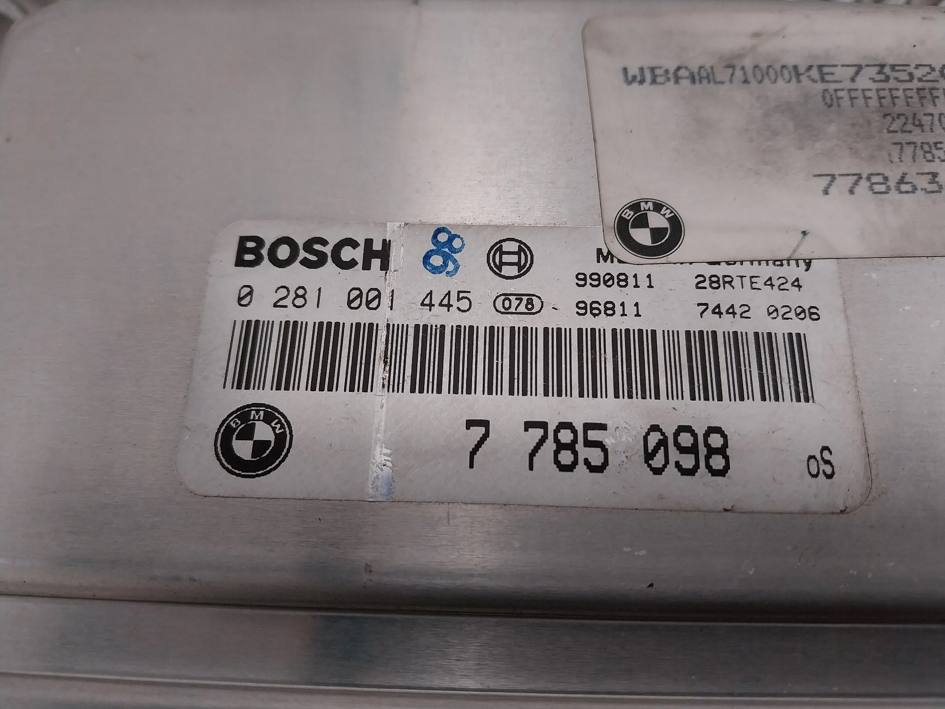 Centralita Motor Uce para Bmw Serie 3 Berlina (E46)