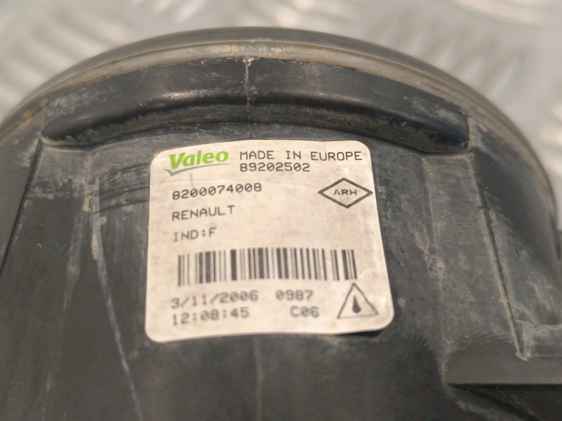Faro Antiniebla Izquierdo para Renault Scenic Ii