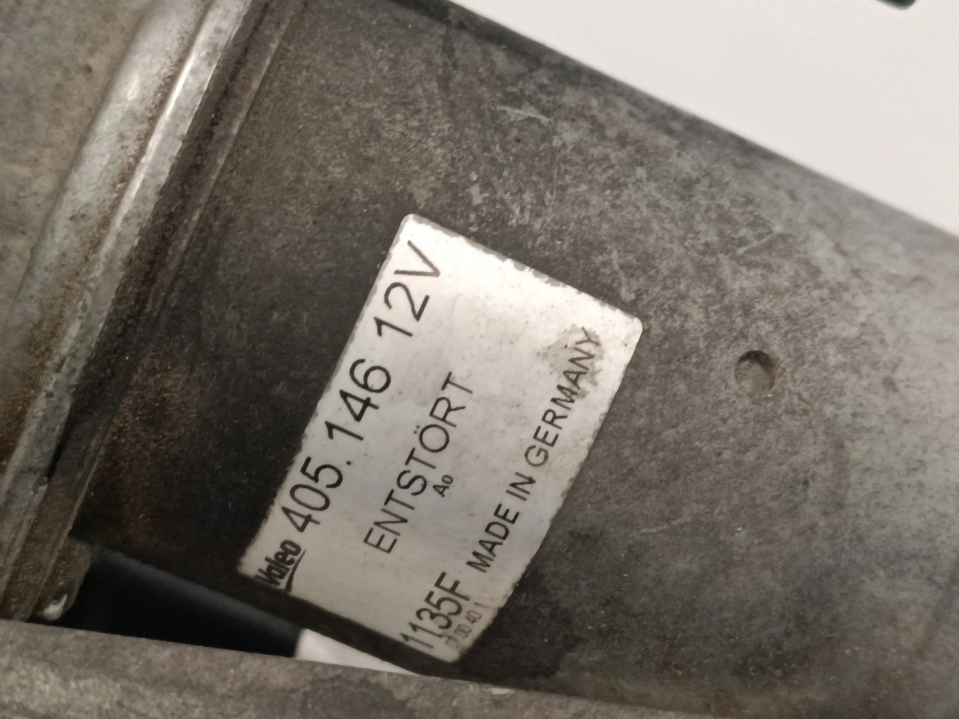 Motor Limpia Delantero para Volkswagen Crafter Caja Cerrada