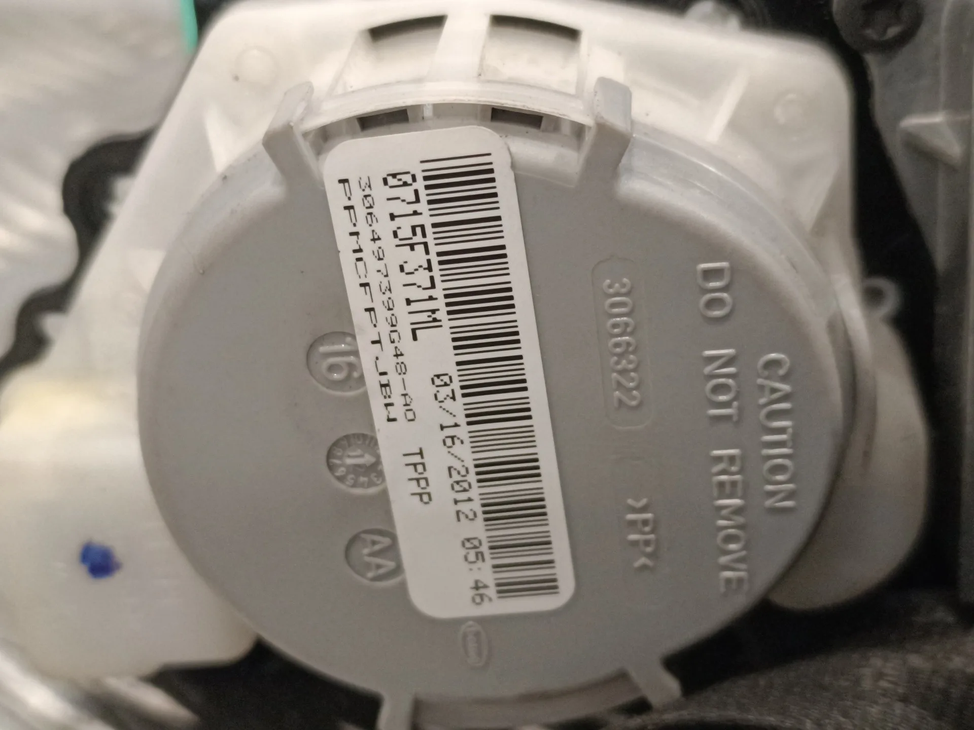 Cinturon Seguridad Delantero Derecho para Audi A5 Coupe (8T)