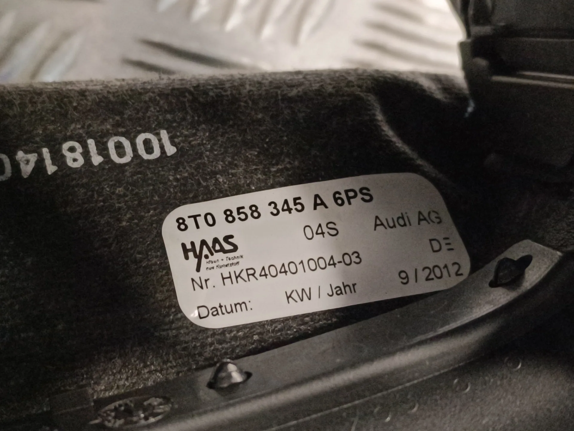 Moldura para Audi A5 Coupe (8T)