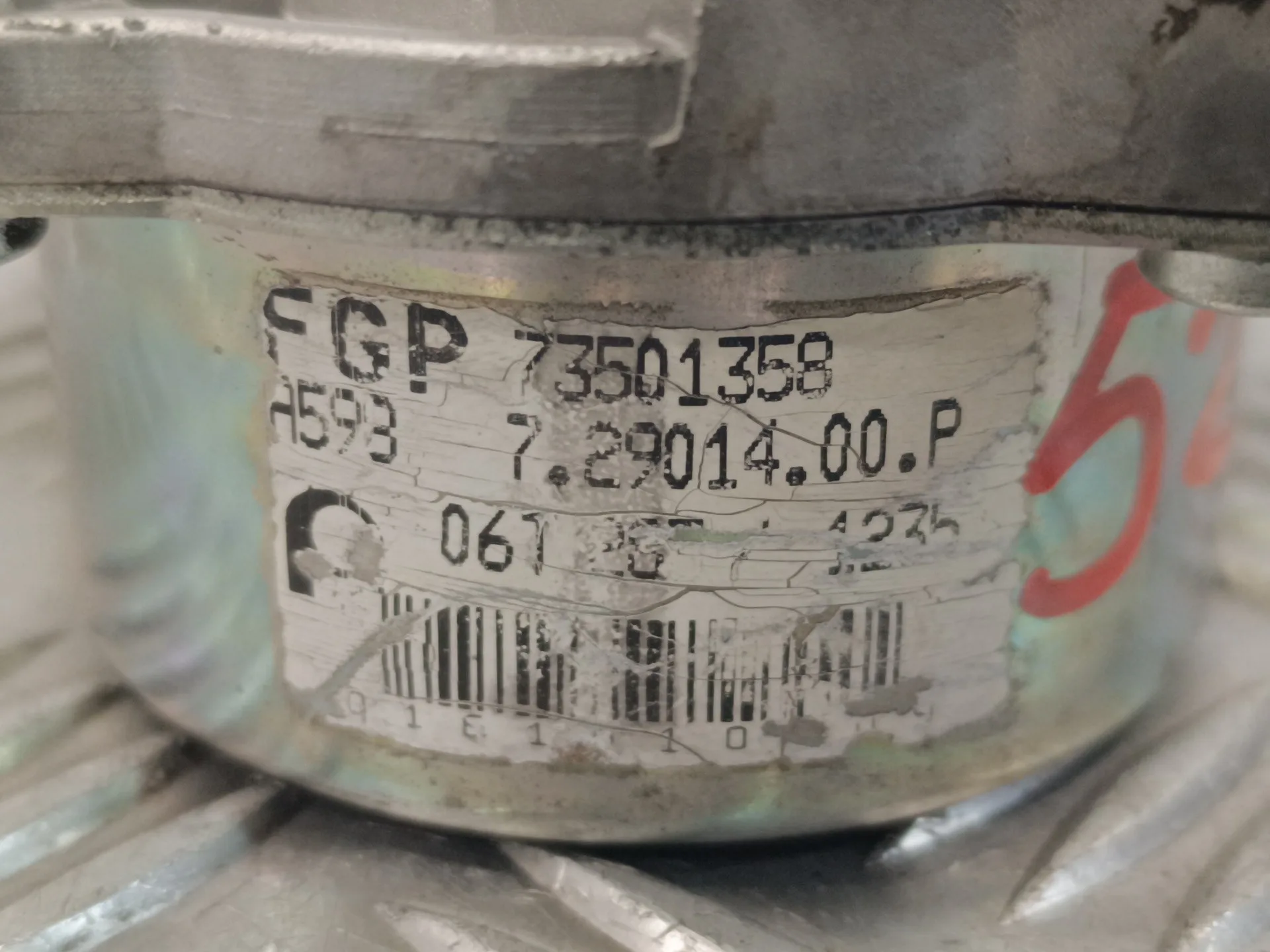 Depresor Freno / Bomba Vacio para Fiat Doblo I Cargo