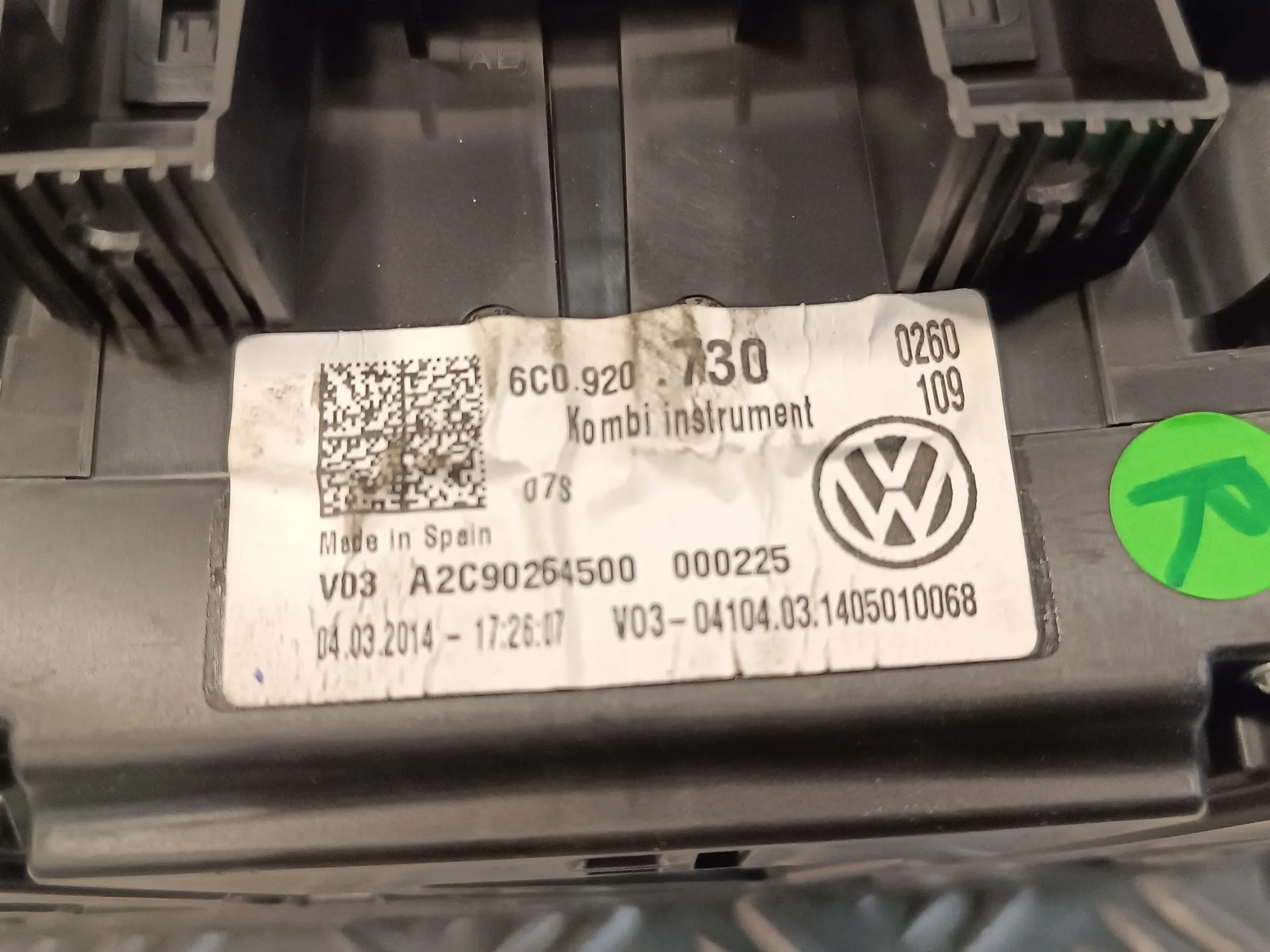 Cuadro Instrumentos para Volkswagen Polo (6C1)