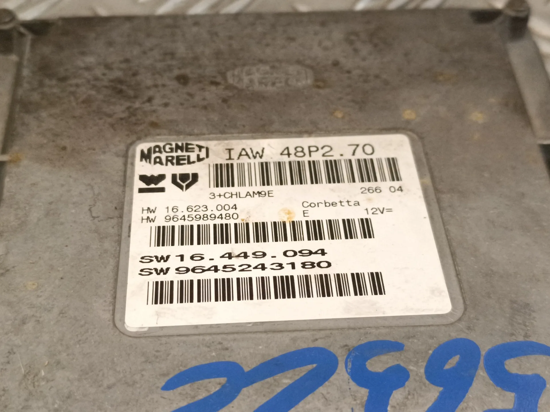 Centralita Motor Uce para Peugeot 206 Berlina