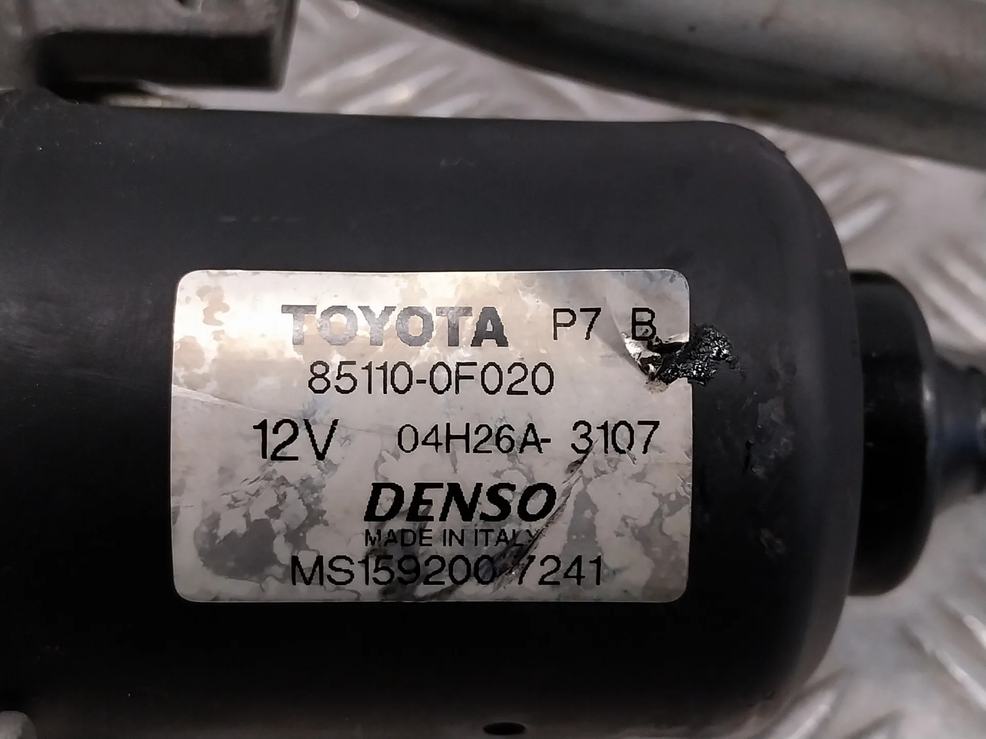 Motor Limpia Delantero para Toyota Corolla Verso (R1)