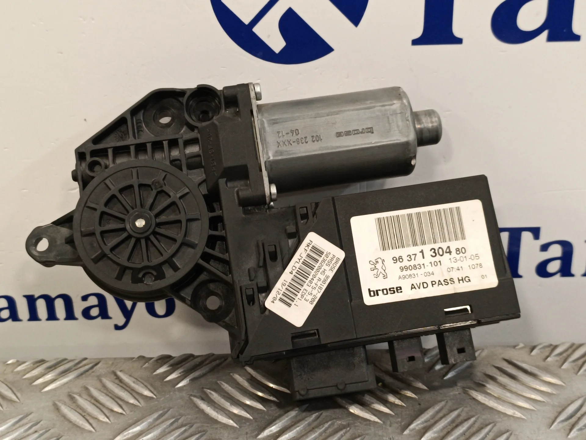 Motor Elevalunas Delantero Derecho para Peugeot 307 Break / Sw (S1)