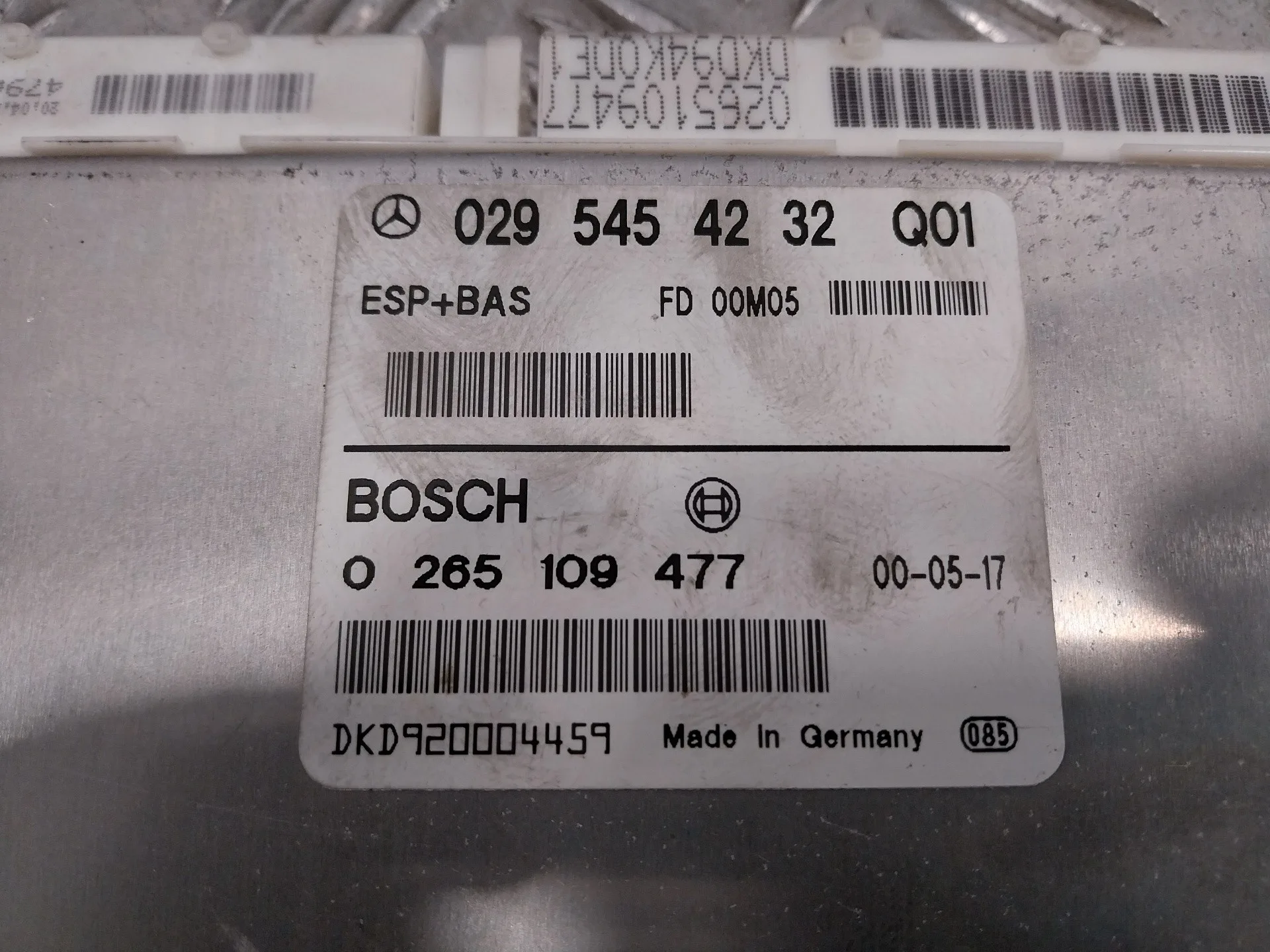 Centralita Abs para Mercedes-Benz Clase A (W168)