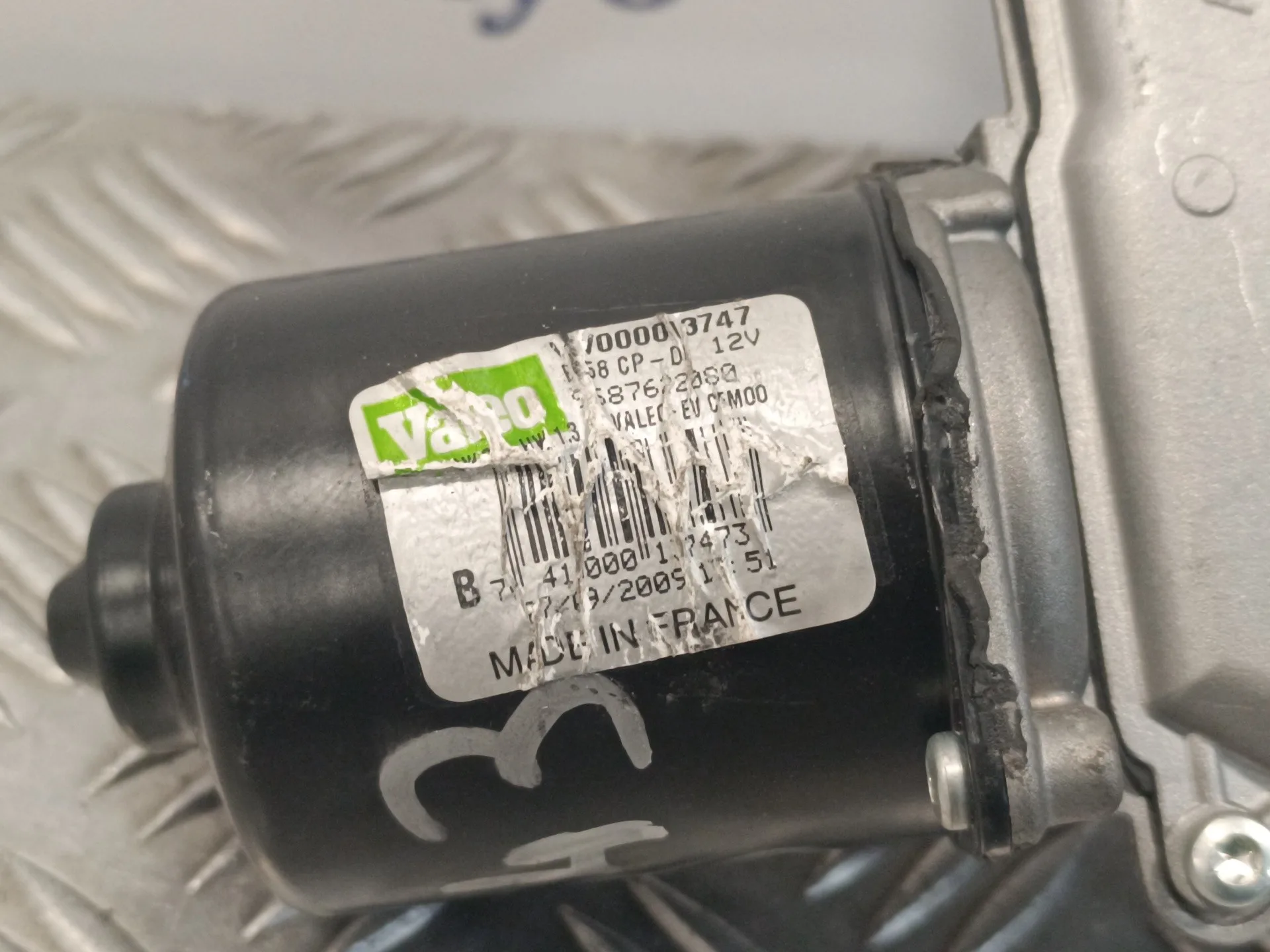 Motor Limpia Delantero para Citroën C4 Grand Picasso