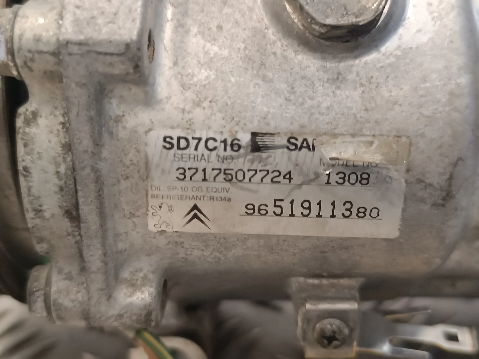 Compresor Aire Acondicionado para Citroën C4 Grand Picasso