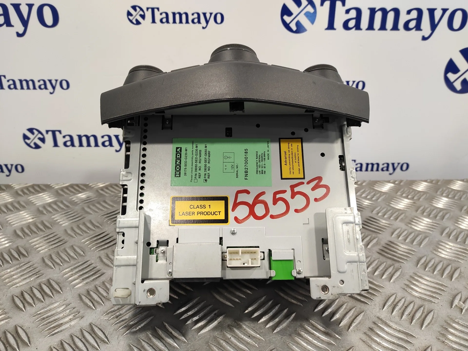Sistema Audio / Radio Cd para Honda Accord Tourer (Cn/Cm)