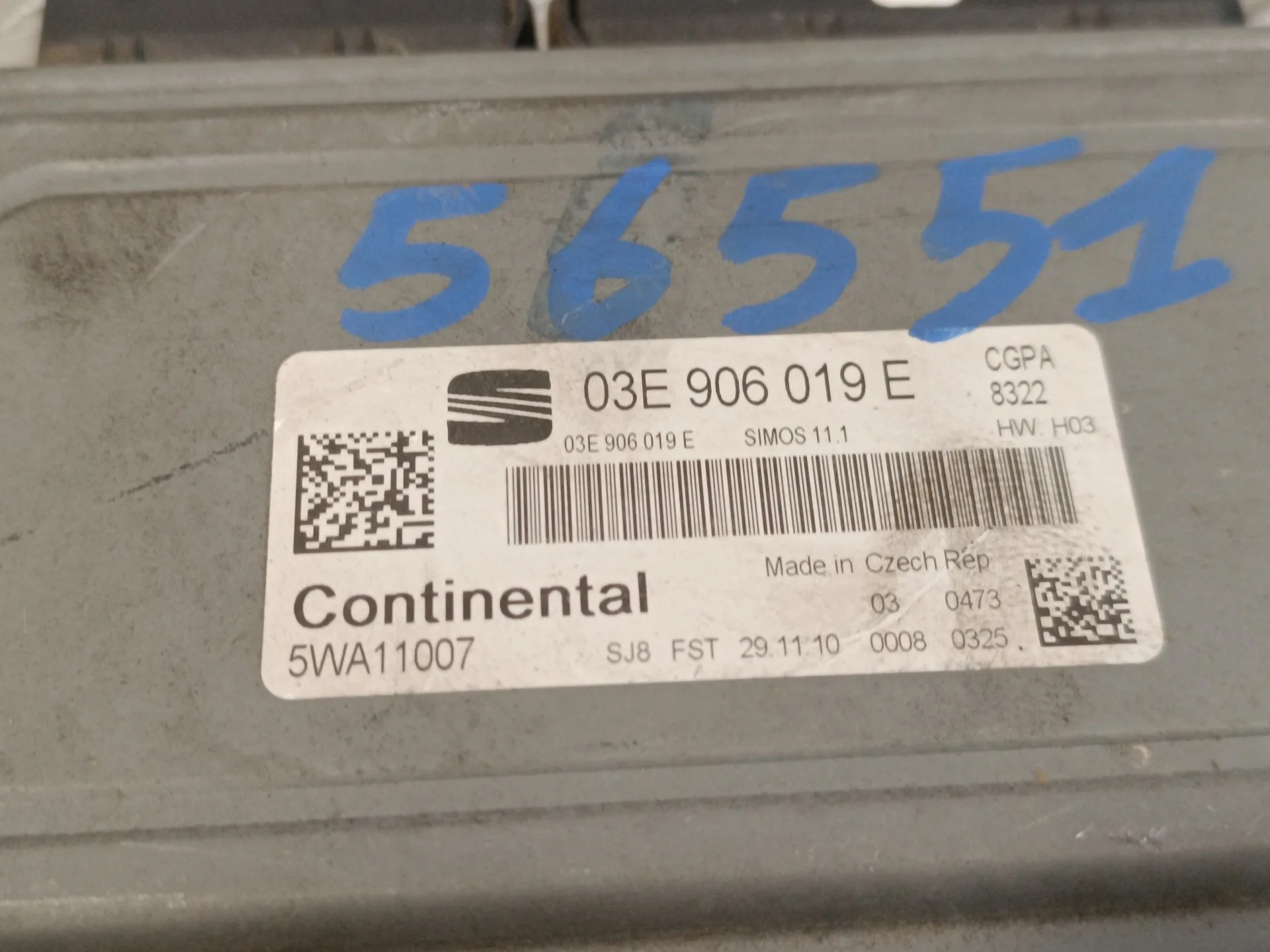 Centralita Motor Uce para Seat Ibiza (6J5)