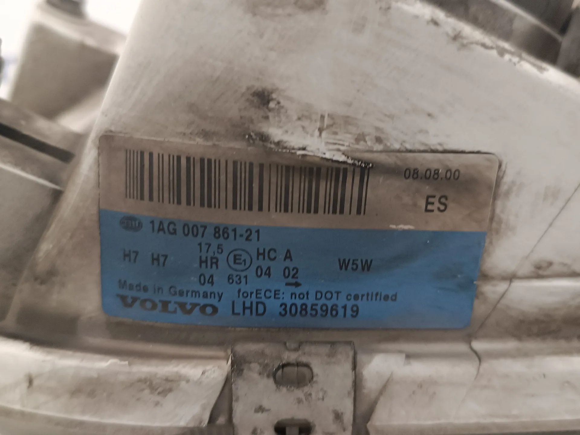 Faro Izquierdo para Volvo S40 Berlina