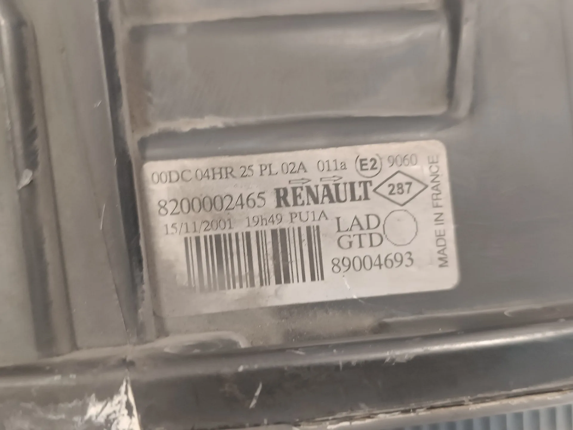 Faro Izquierdo para Renault Laguna Ii Grandtour (Kg0)