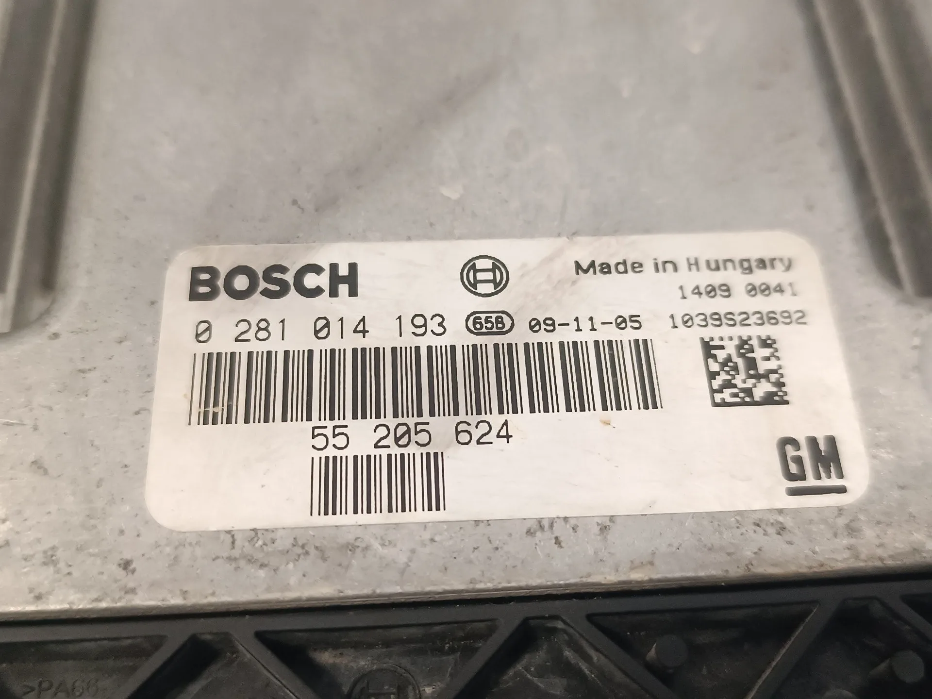 Centralita Motor Uce para Opel Astra Gtc