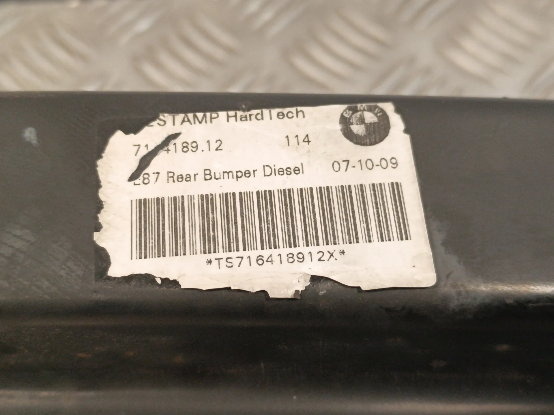Refuerzo Paragolpes Trasero para Bmw Serie 1 Berlina (E81/E87)