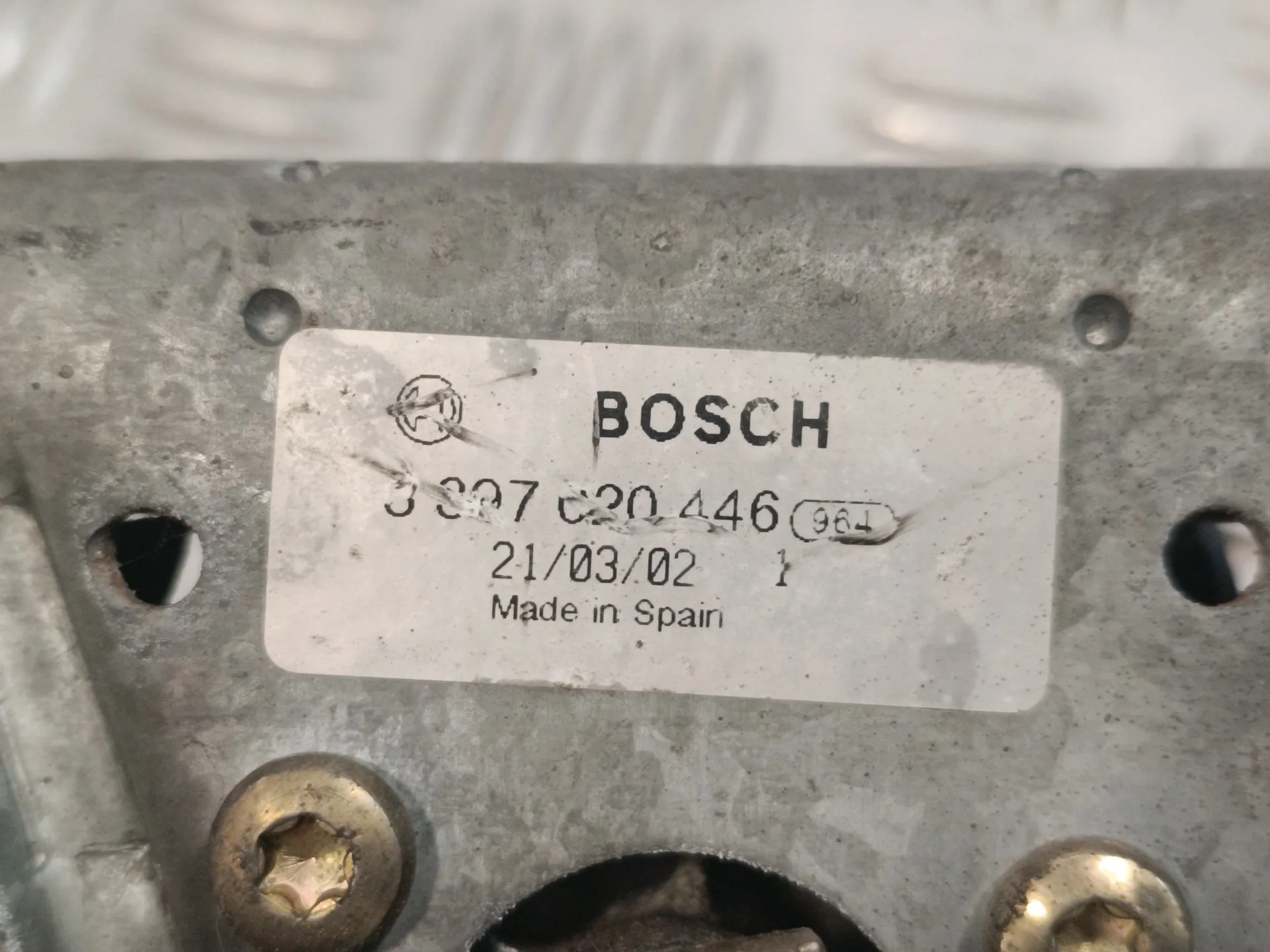 Motor Limpia Delantero para Peugeot 206 Cc