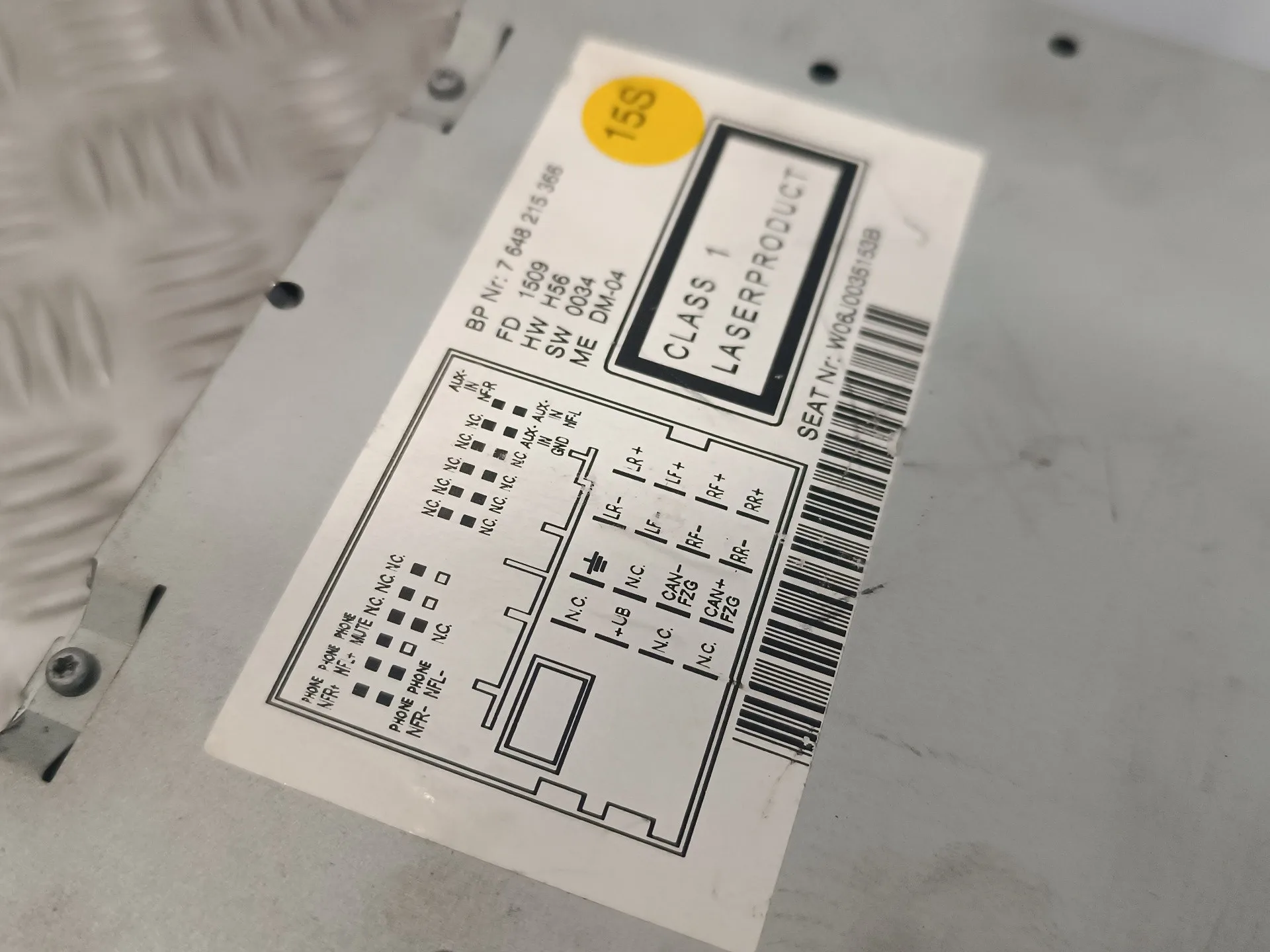 Sistema Audio / Radio Cd para Seat Ibiza Sc (6J1)