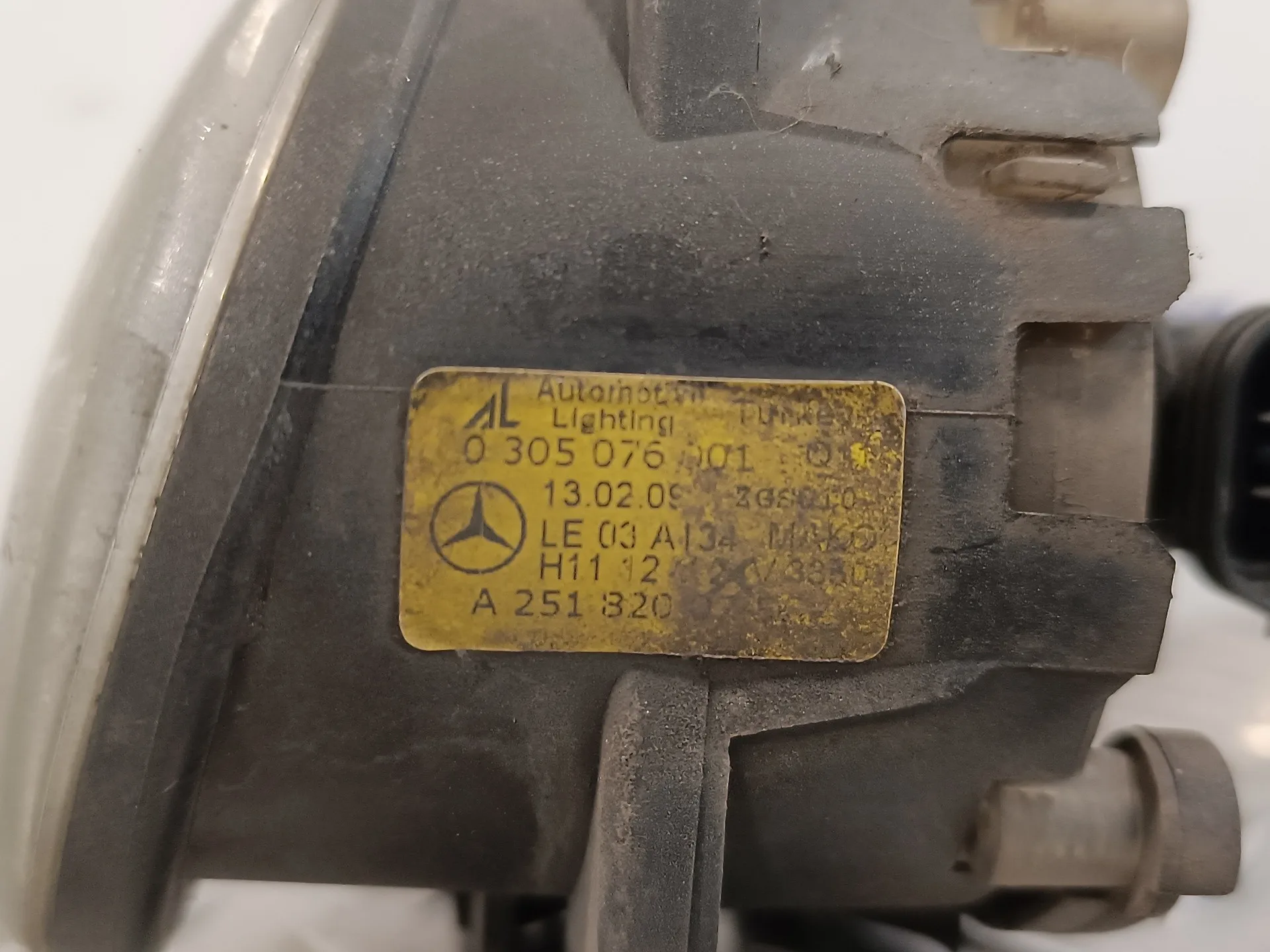 Faro Antiniebla Izquierdo para Mercedes-Benz Clase A (W169)