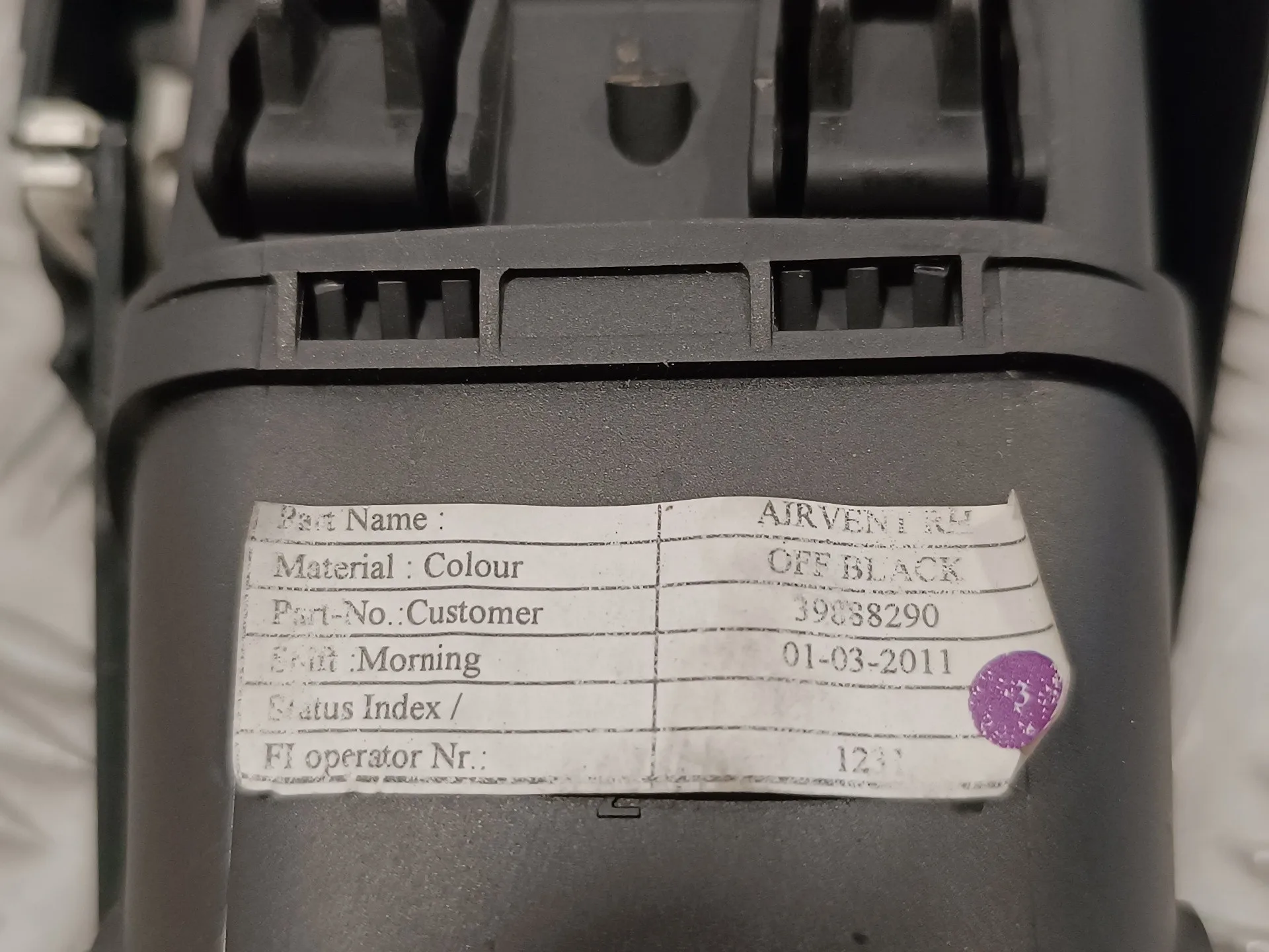Rejilla Aireadora para Volvo S40 Berlina