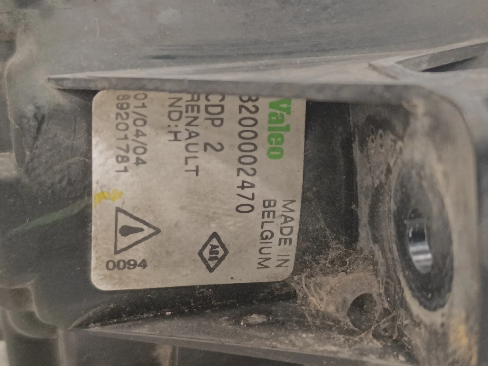 Faro Antiniebla Derecho para Renault Laguna Ii (Bg0)