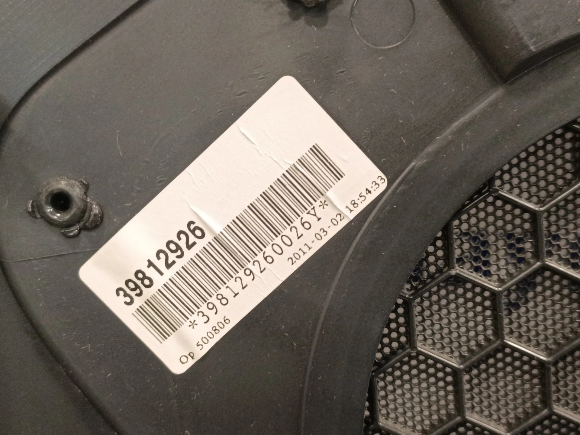 Guarnecido Puerta Trasera Izquierda para Volvo S40 Berlina