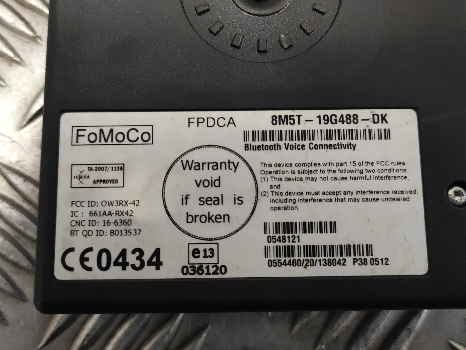 Modulo Electronico para Ford Kuga (Cbv)