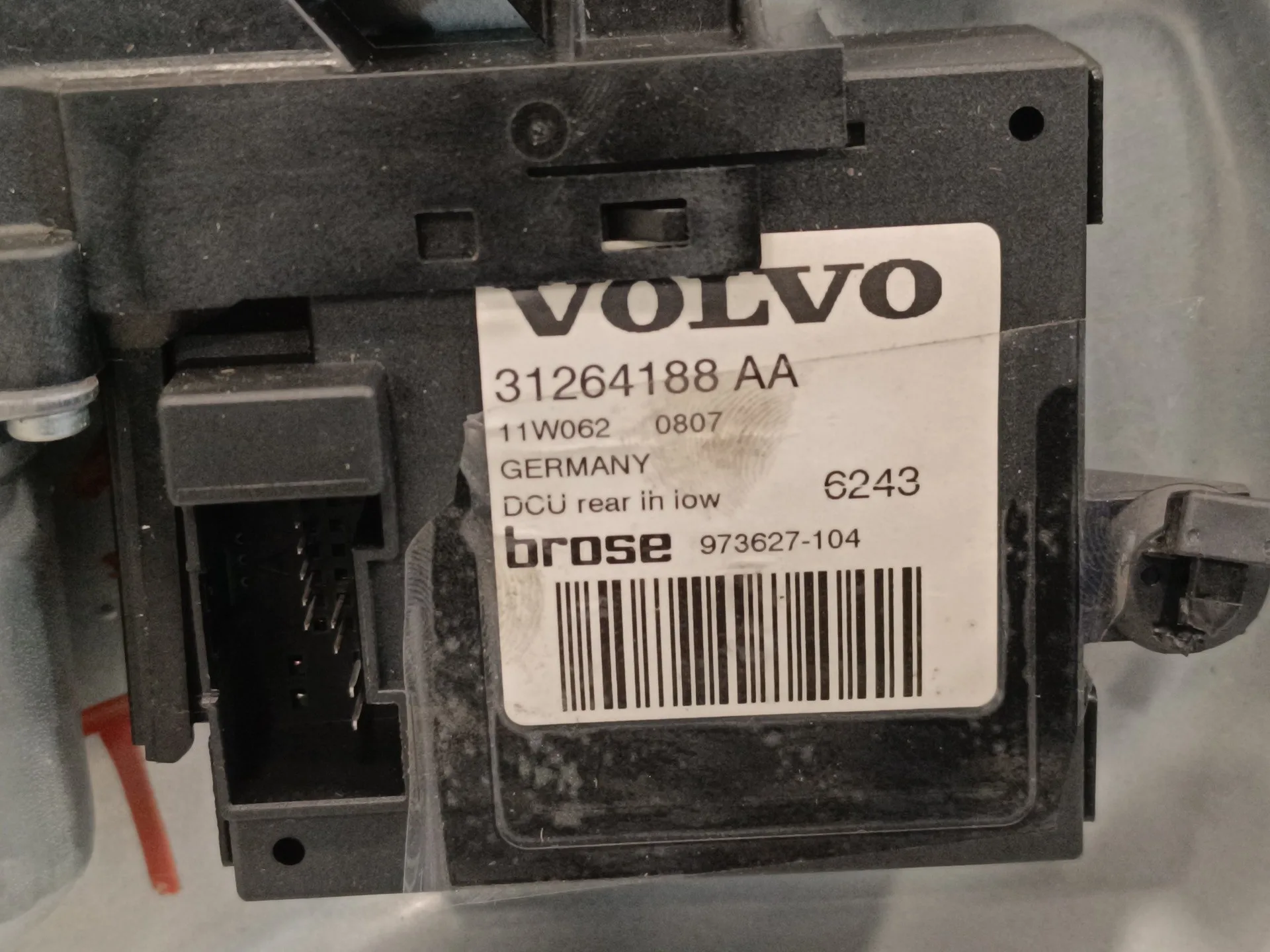 Elevalunas Trasero Izquierdo para Volvo S40 Berlina